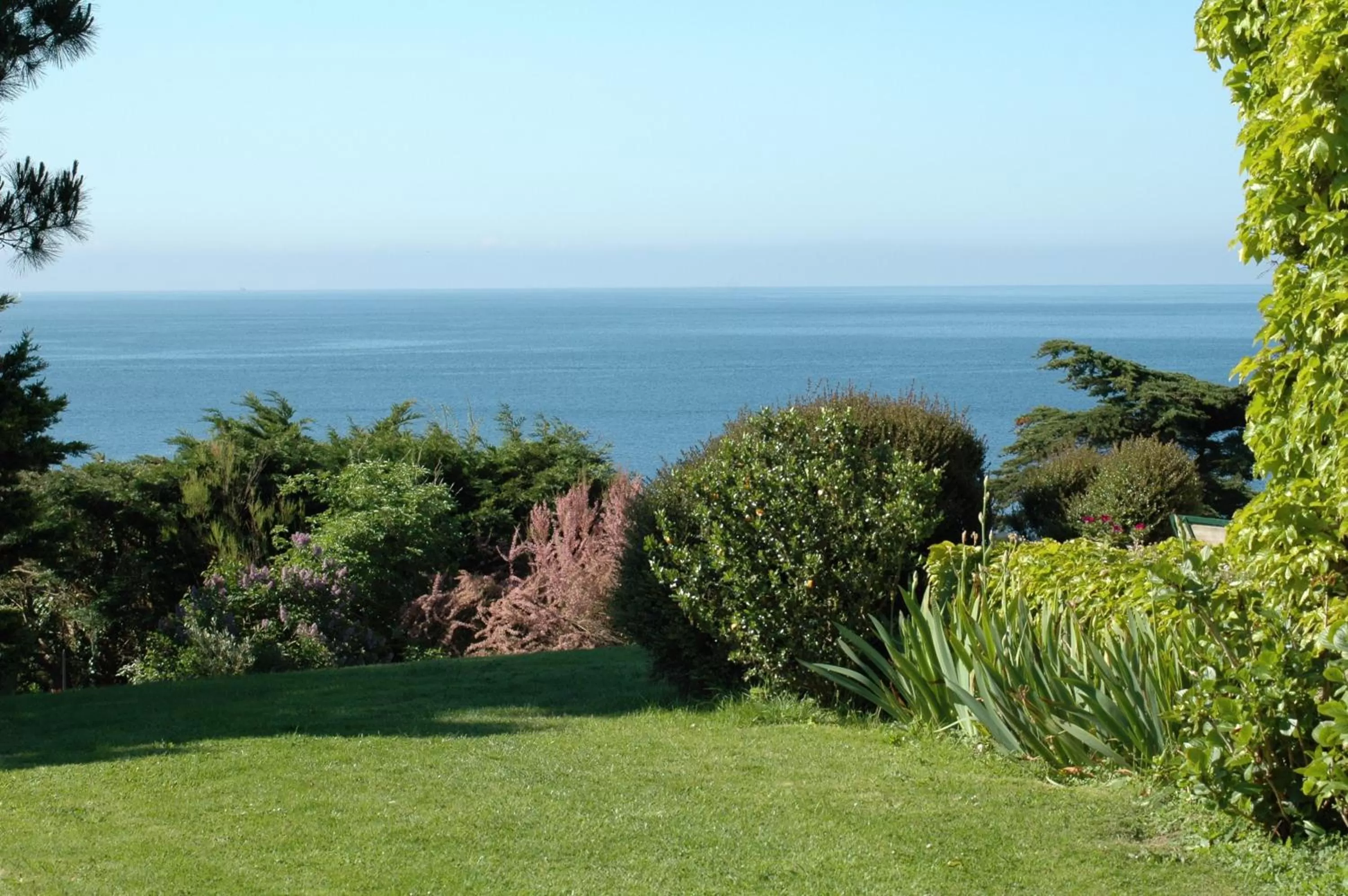 Garden view in La Criste Marine