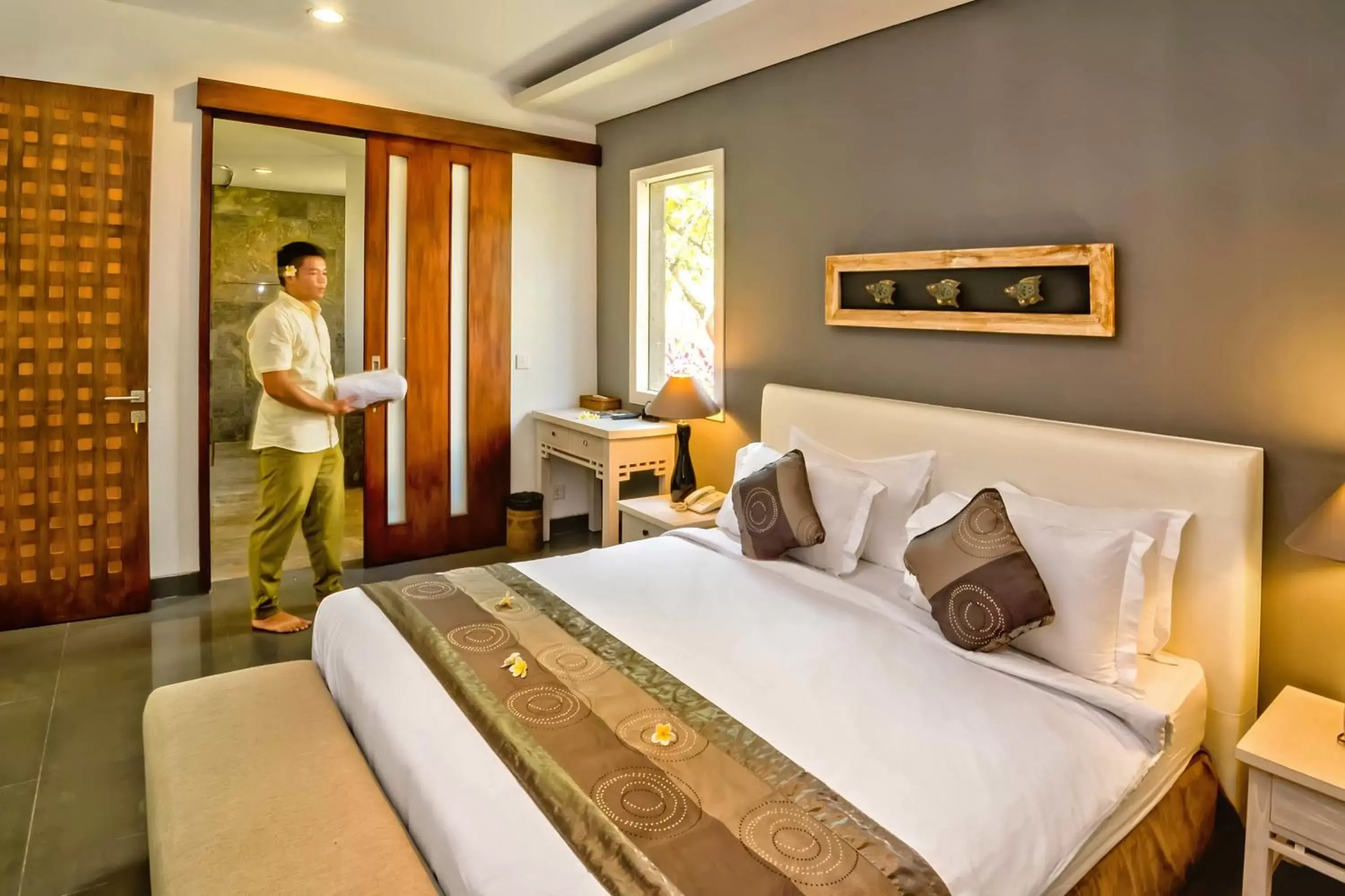 Staff, Bed in Labak River Hotel by EPS Staff, Bed in Labak River Hotel by EPS