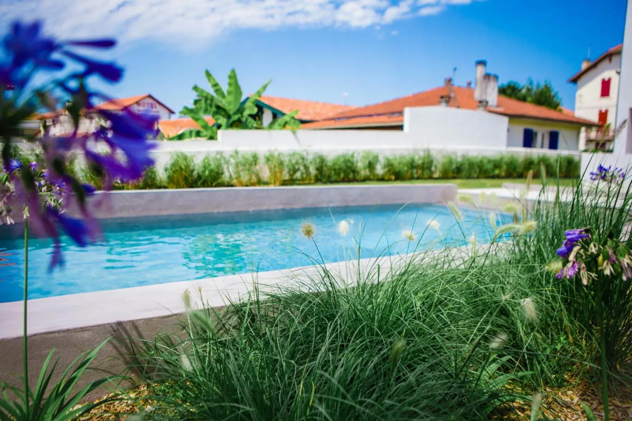 Swimming Pool in Hotel Restaurant Santiago