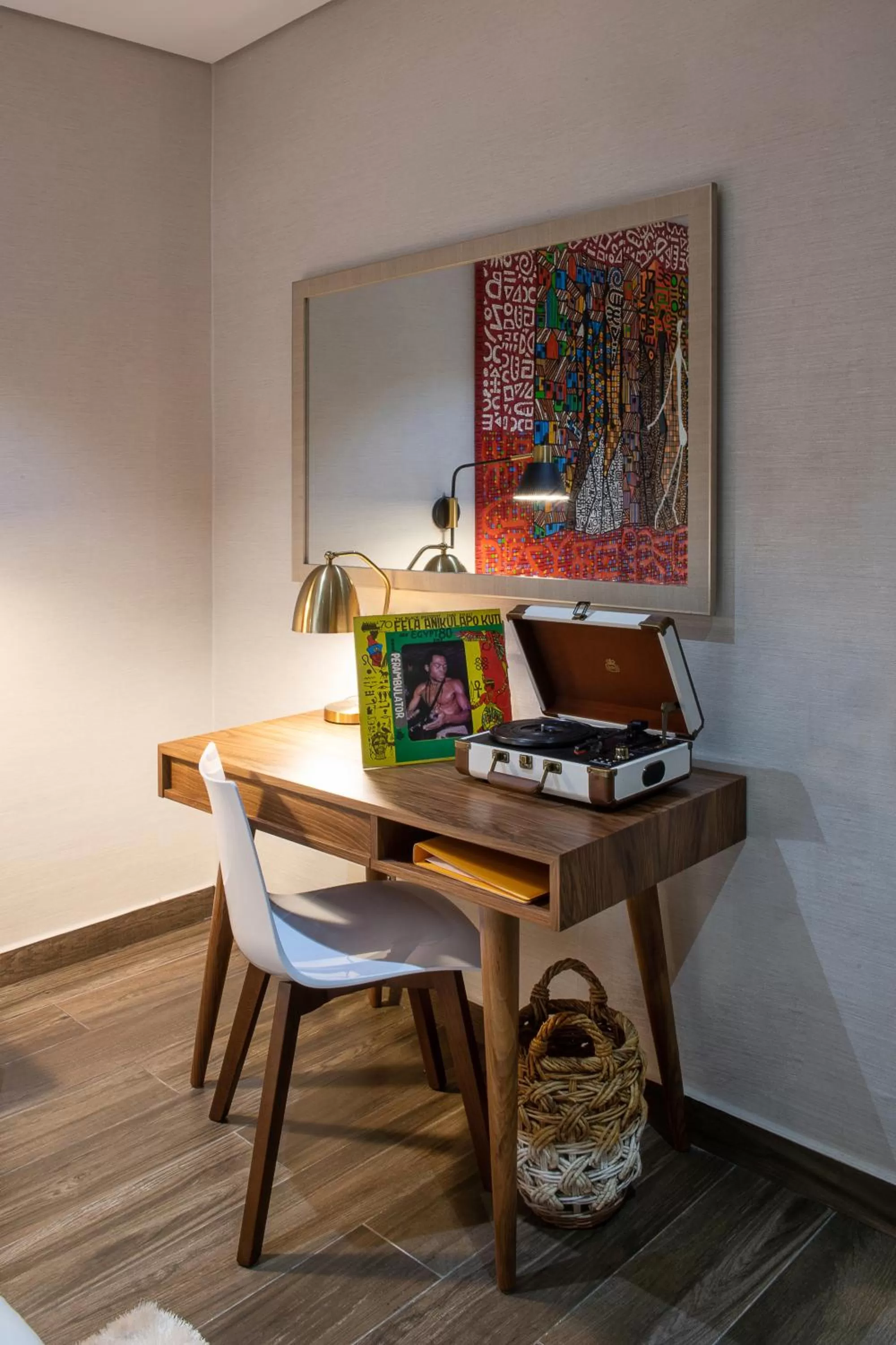 Decorative detail in The White Orchid Hotel