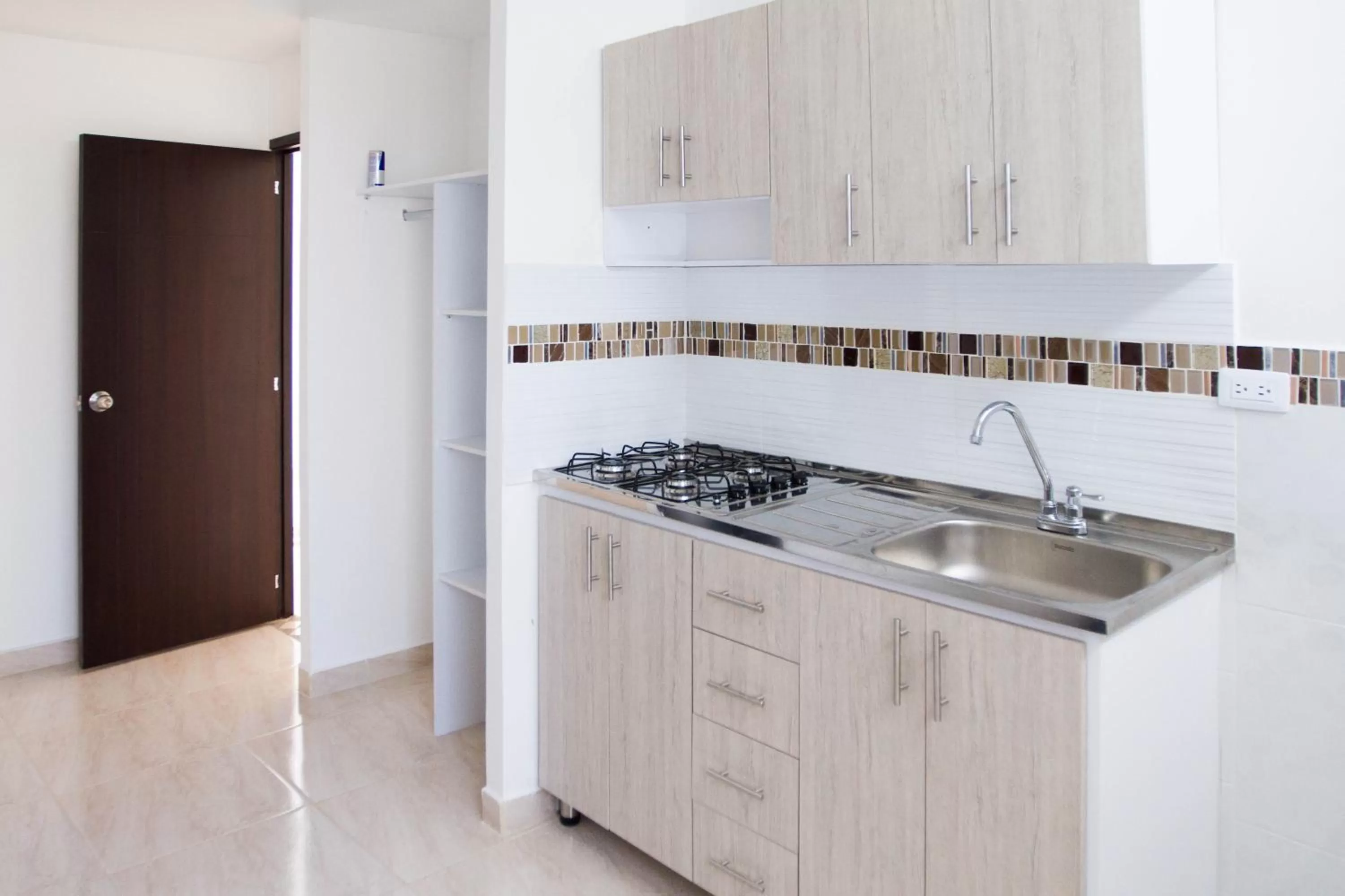 Kitchen or kitchenette in Hotel Residencias la CH