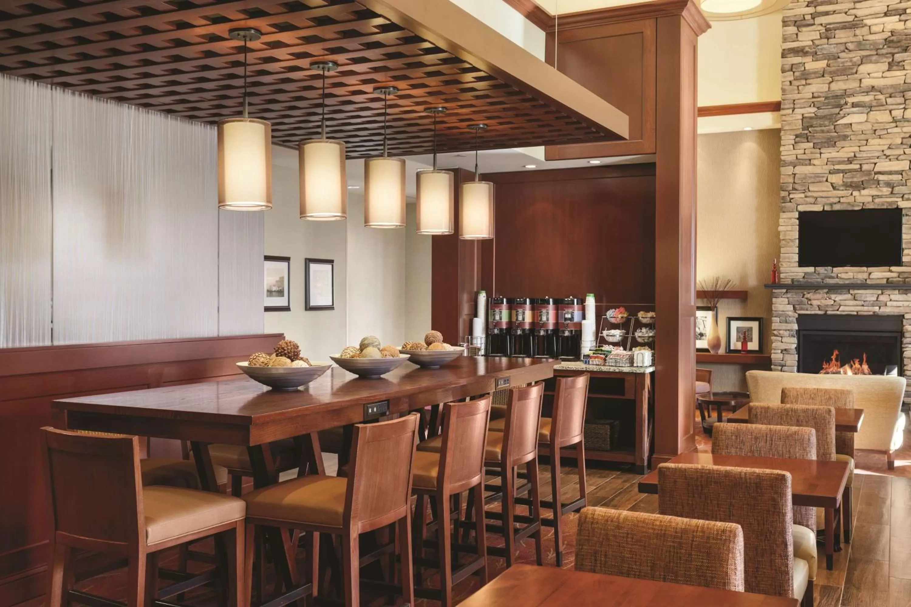 Restaurant/places to eat in Hampton Inn & Suites Mystic