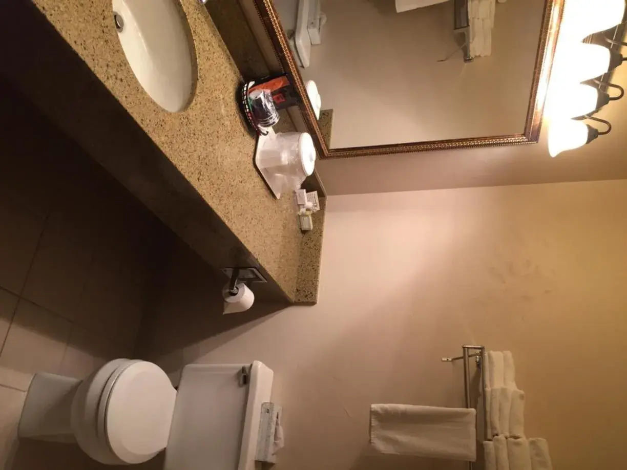 Bathroom in Boarders Inn & Suites by Cobblestone Hotels - Munising