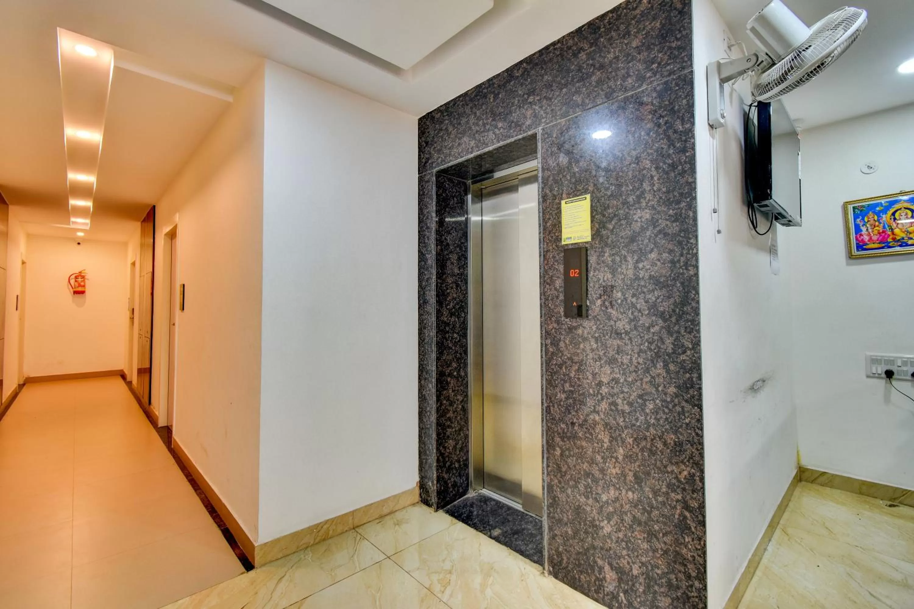 elevator in FabHotel PAS Residency - Nr Marina Beach