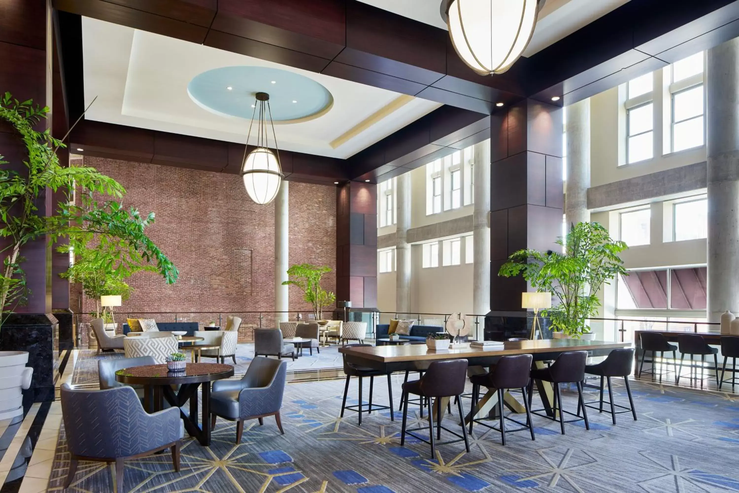 Lobby or reception, Restaurant/Places to Eat in Lancaster Marriott at Penn Square