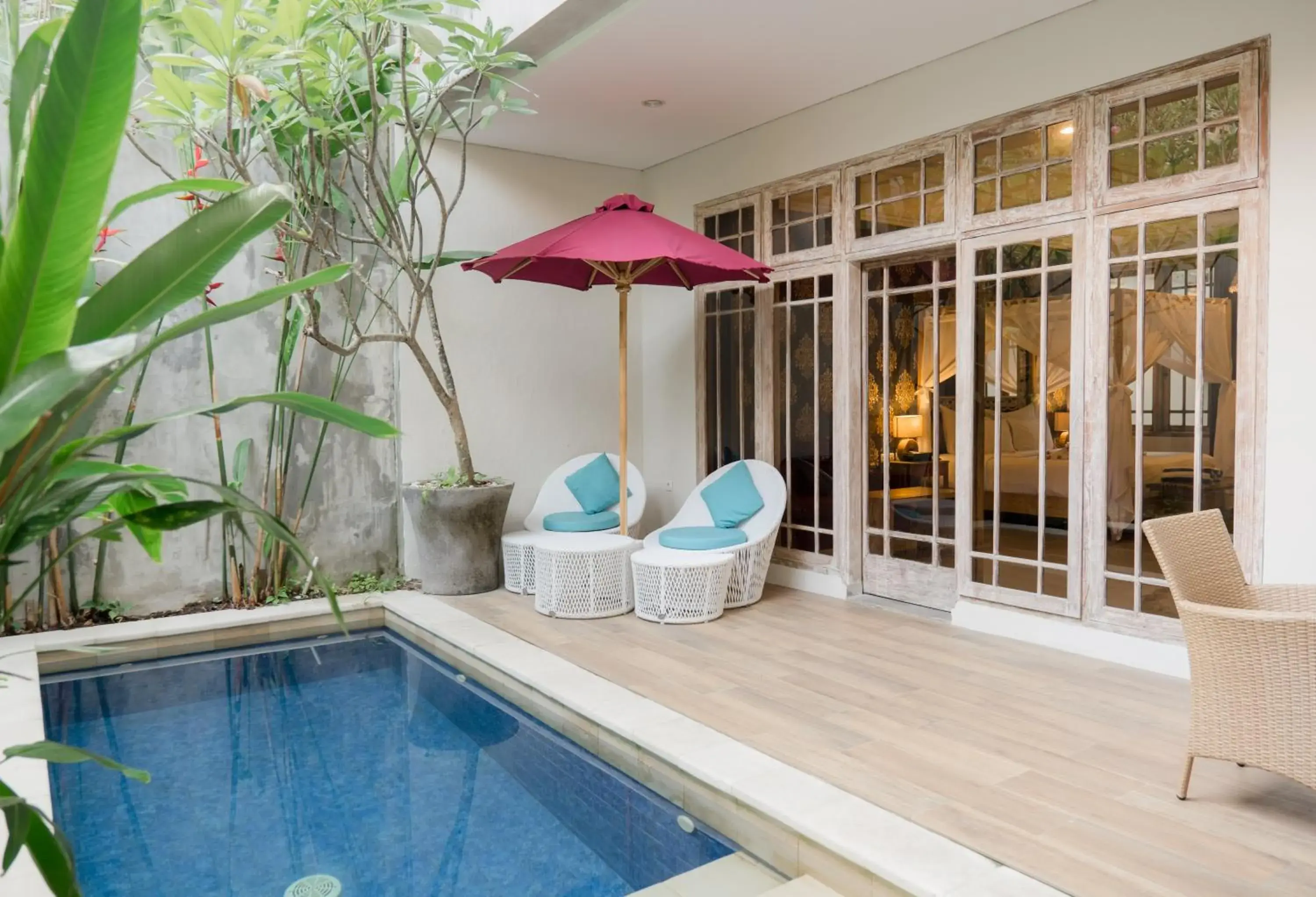 Swimming Pool in 18 Suite Villa Loft at Kuta