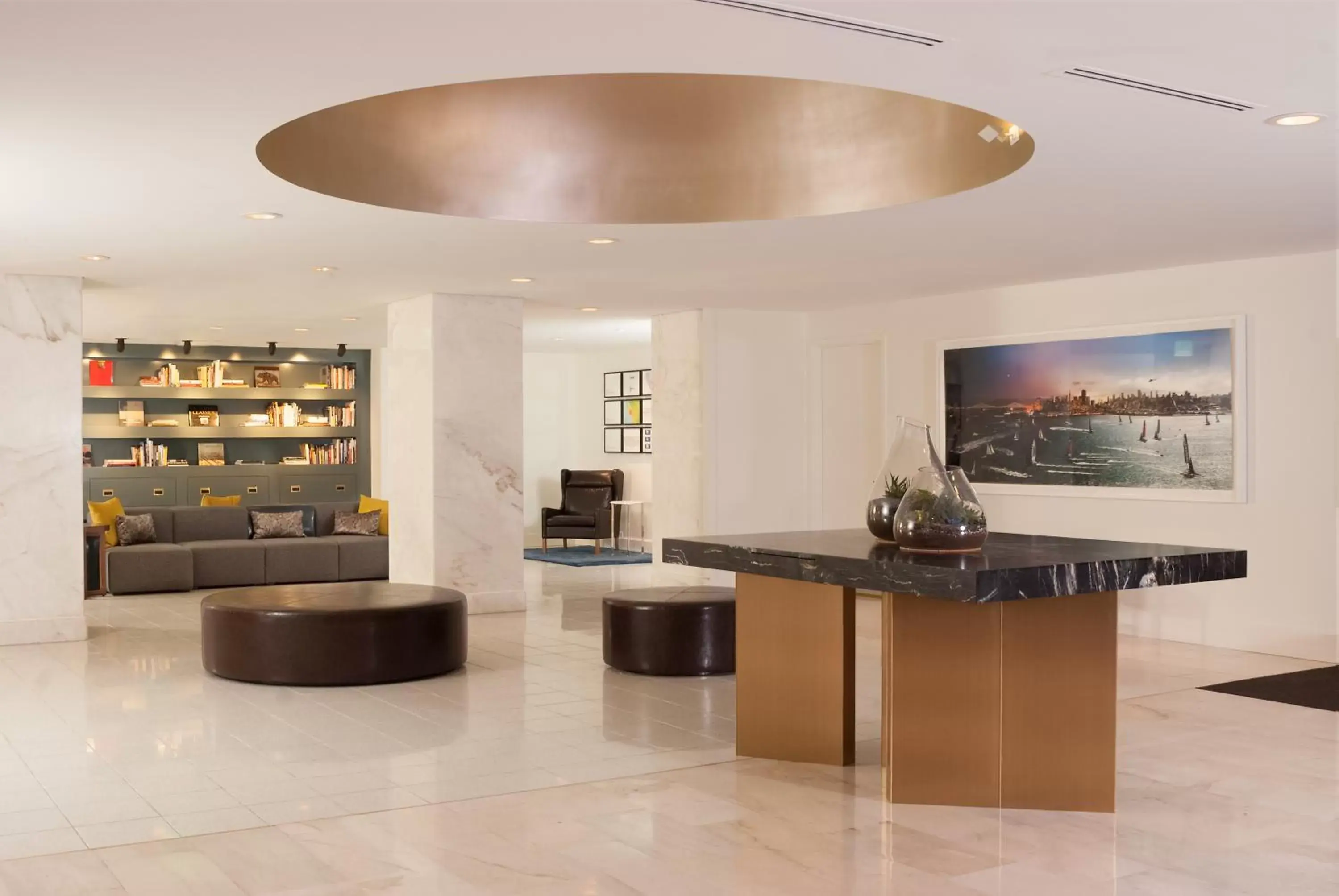 Lobby or reception in Stanford Court San Francisco Lobby or reception in Stanford Court San Francisco