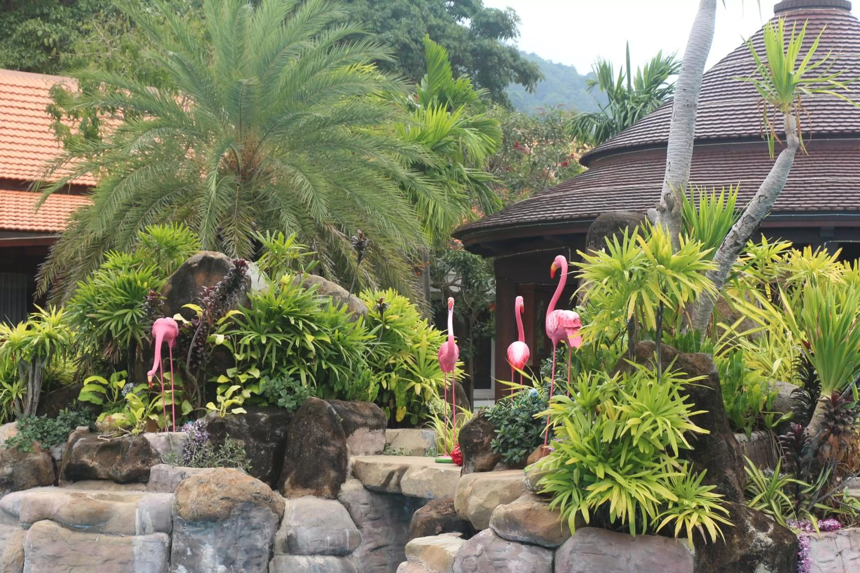 Pool view in Try Palace Resort Kep