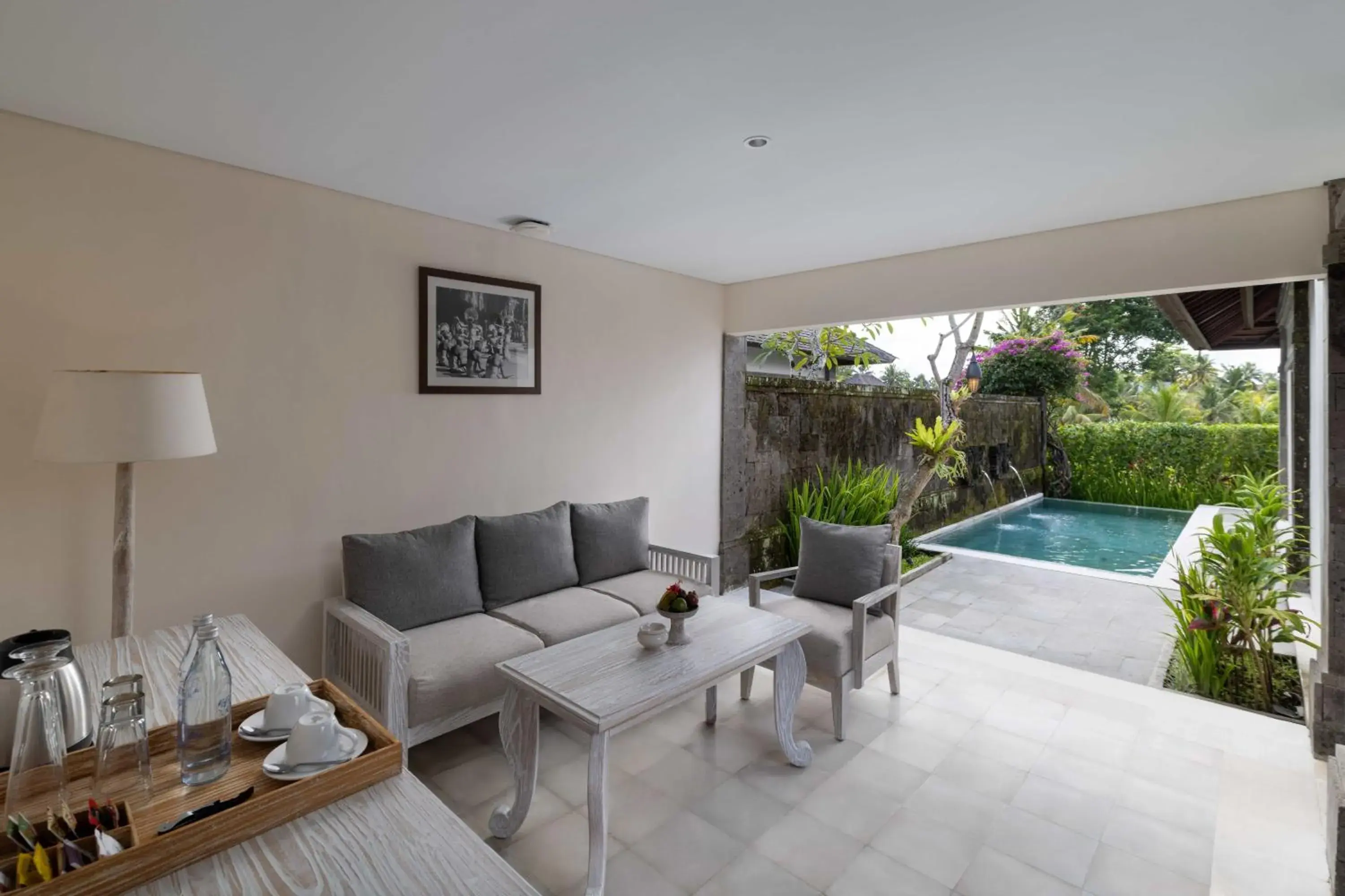 Living room in Visesa Ubud Resort Living room in Visesa Ubud Resort