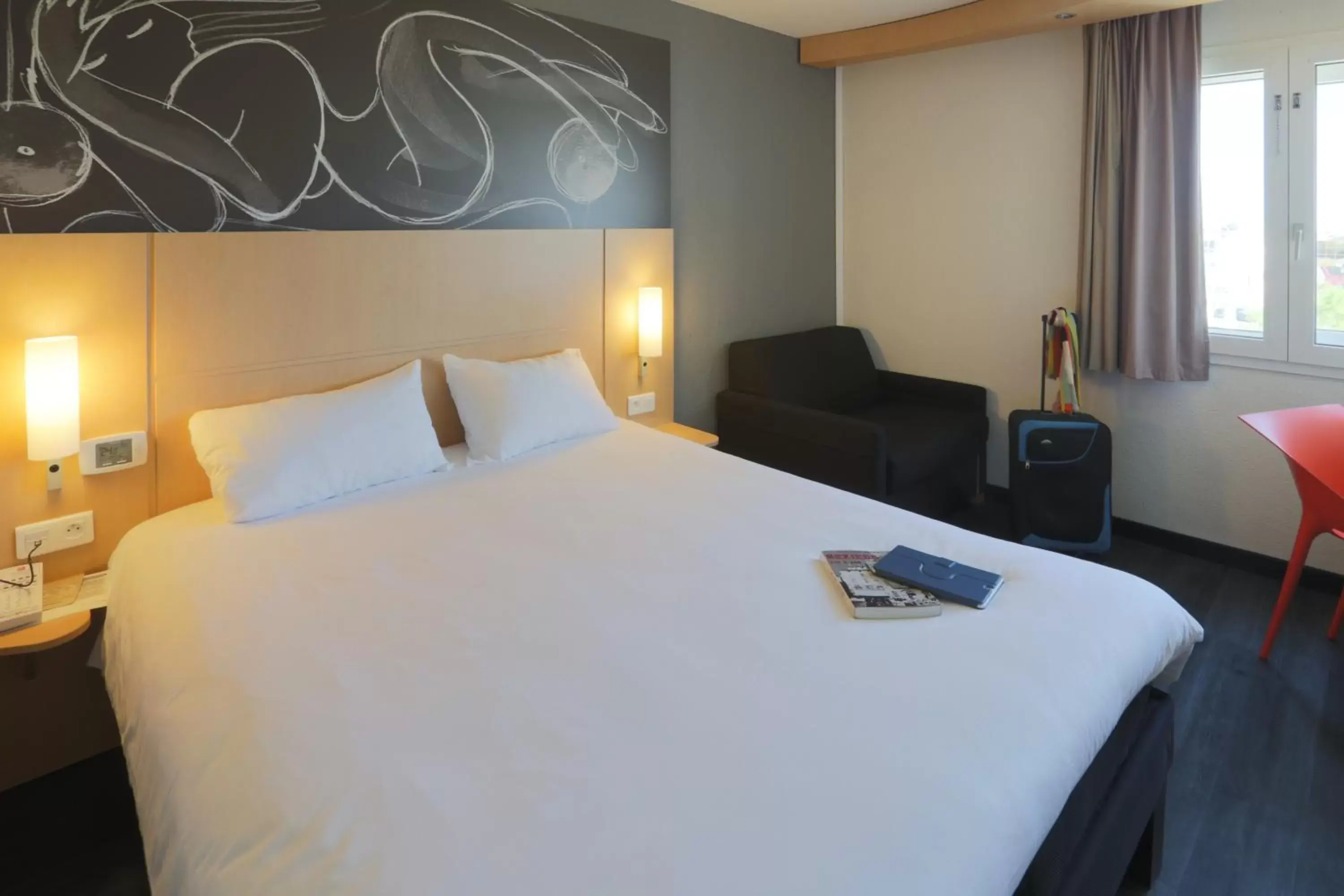 Bed in ibis Beziers Est Mediterranee A9/A75