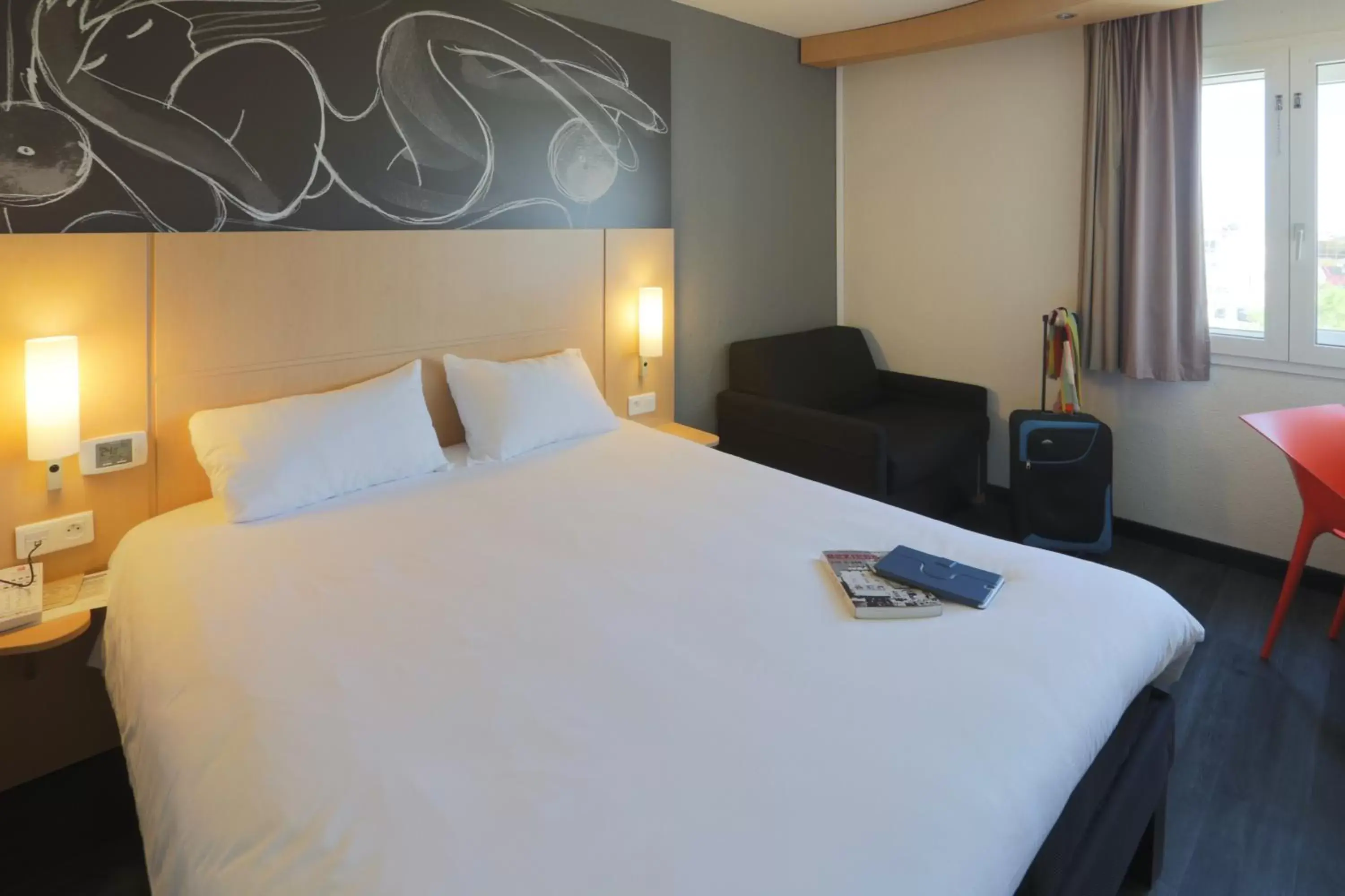 Double Room with Sofa Bed in ibis Beziers Est Mediterranee A9/A75