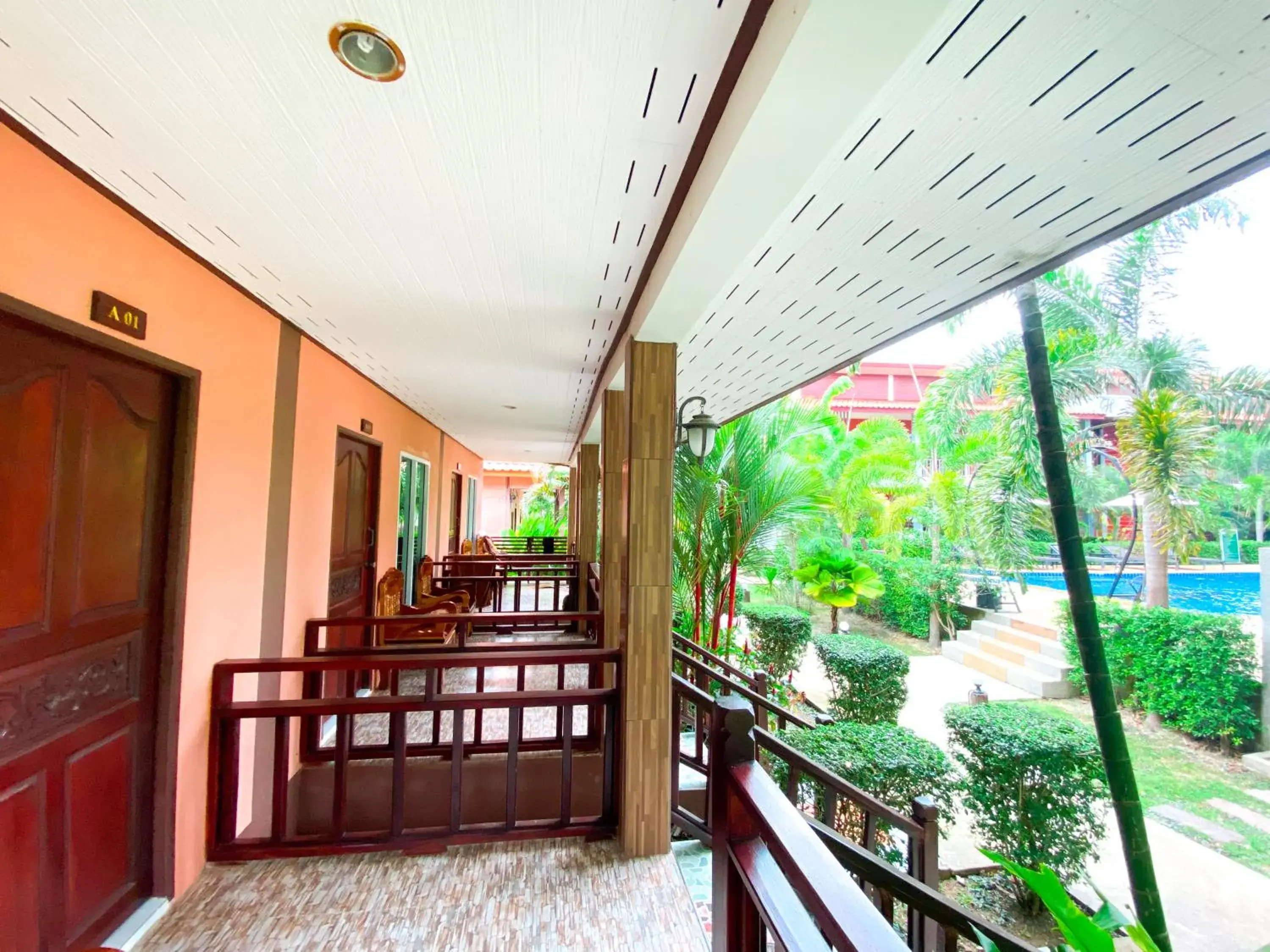 Patio, Balcony/Terrace in Hatzanda Lanta Resort - SHA Extra Plus