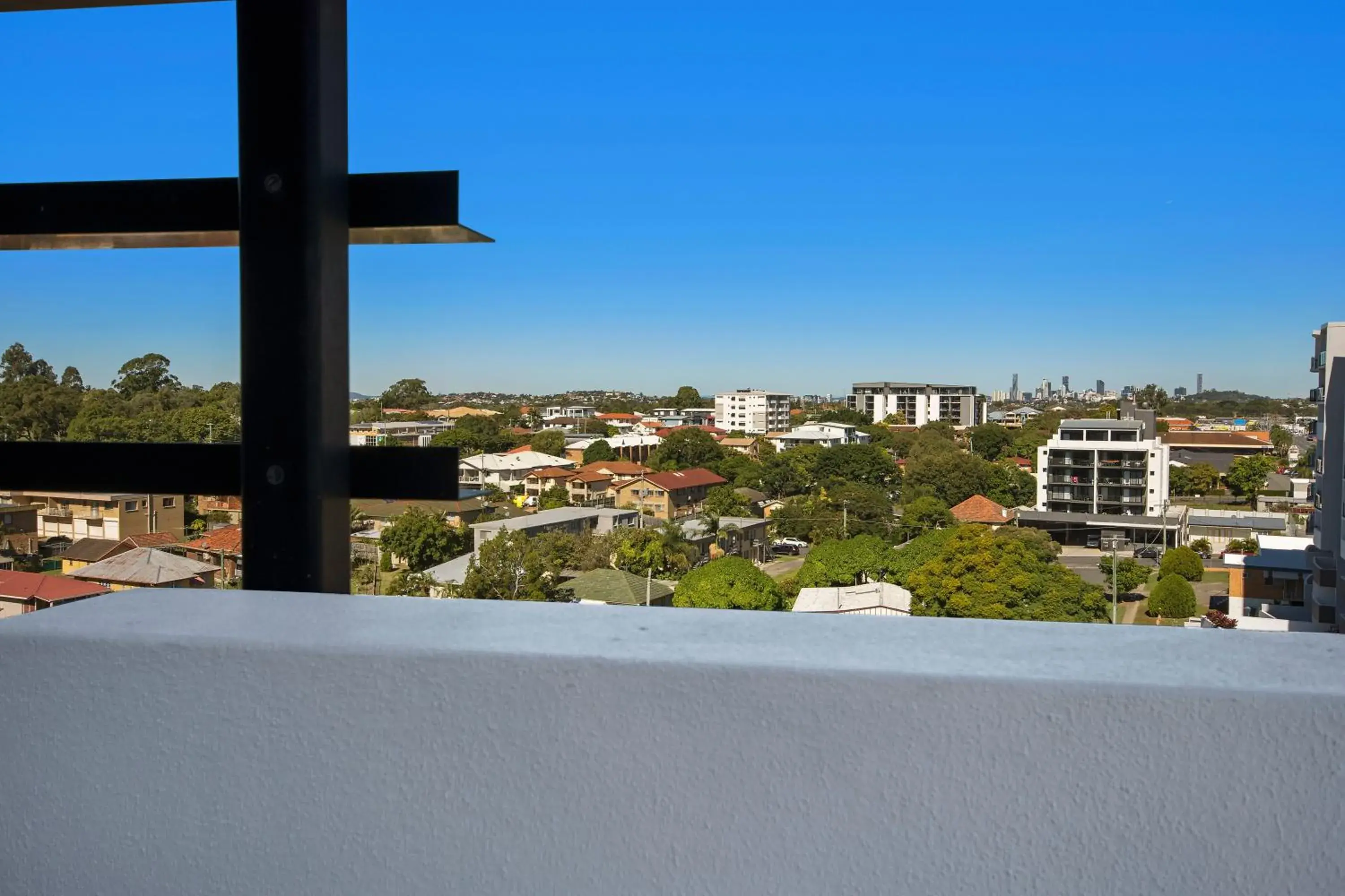 City view in The Chermside Apartments