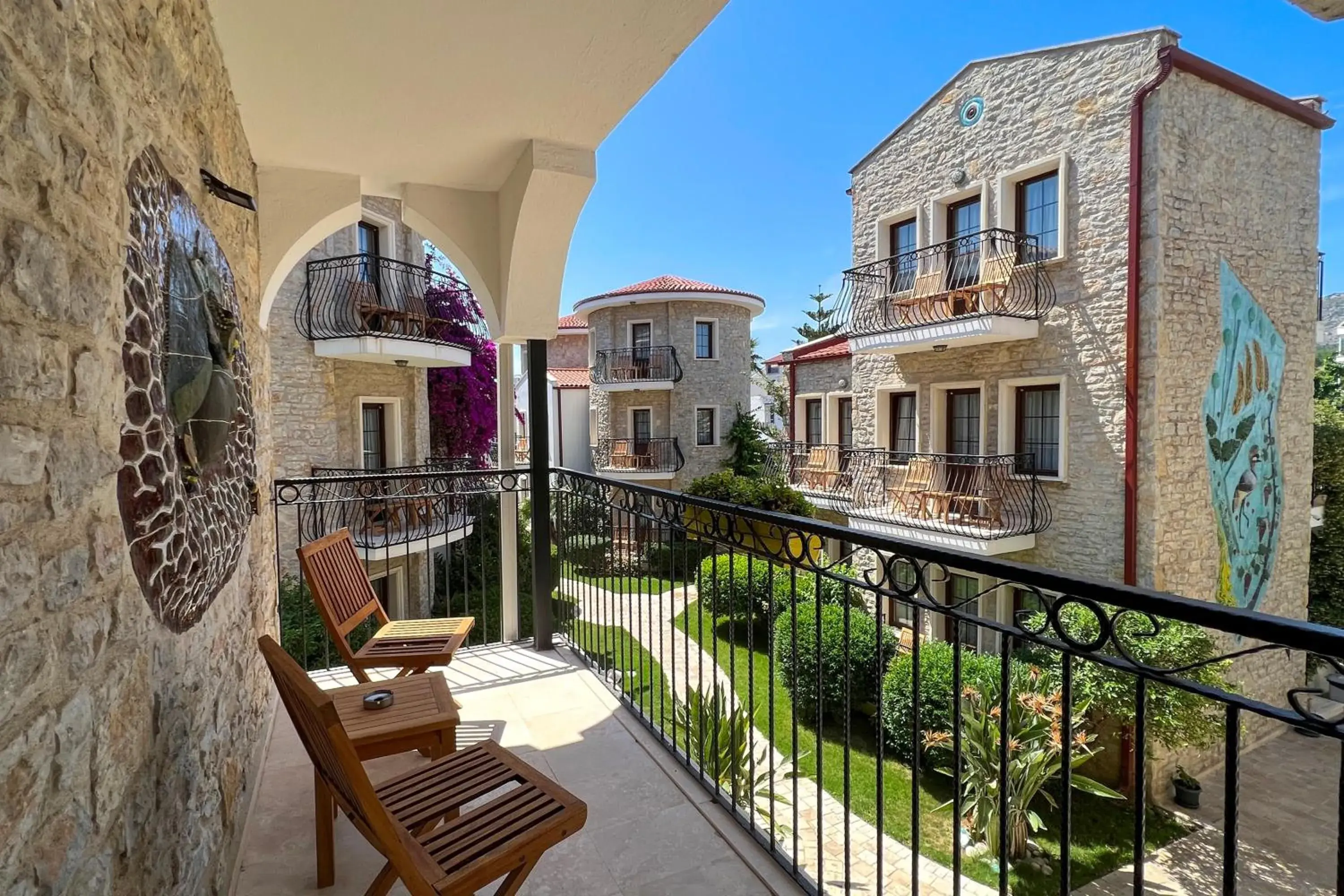 Balcony/Terrace in Orcey Hotel