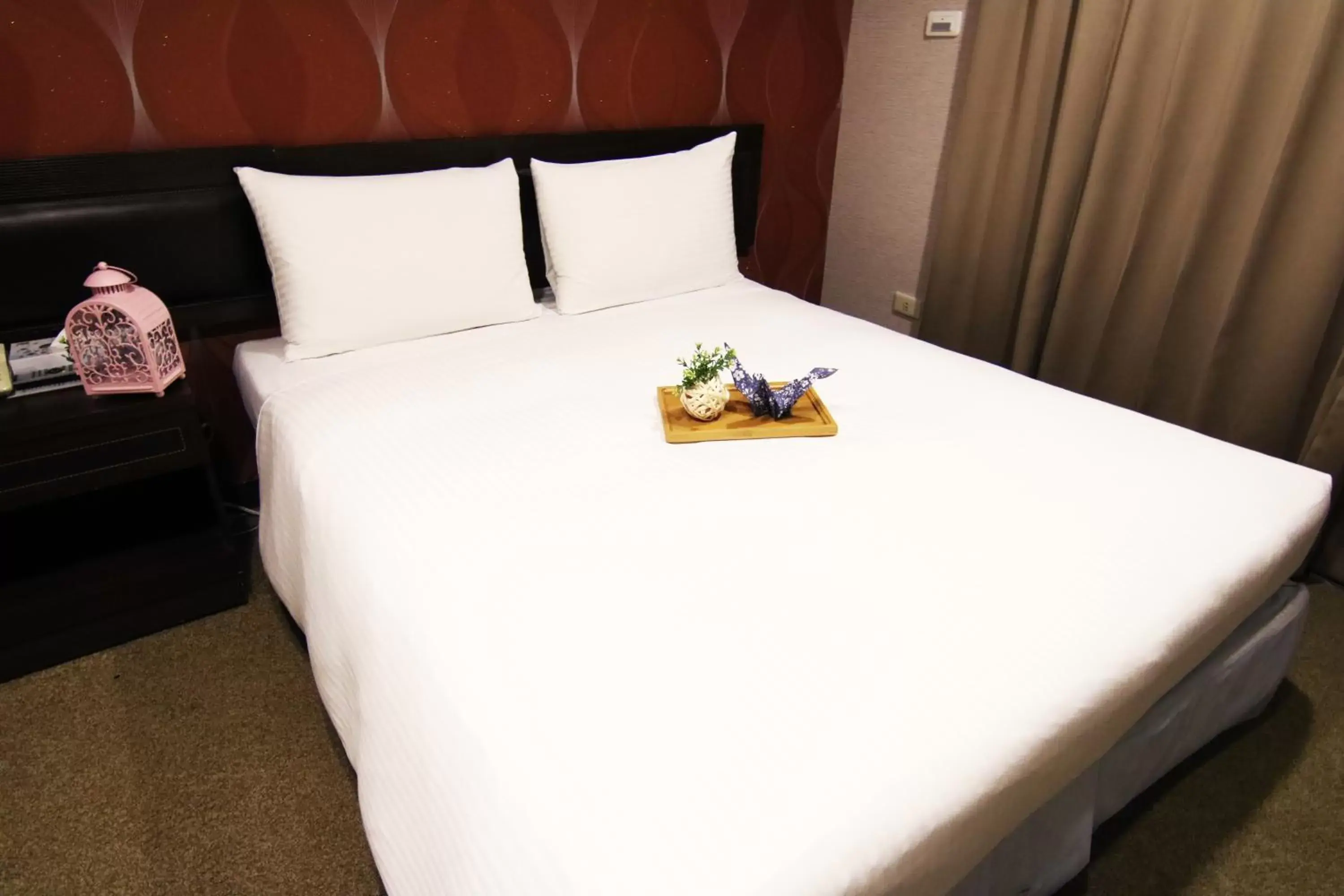 Bed in LIHO Hotel Tainan Bed in LIHO Hotel Tainan