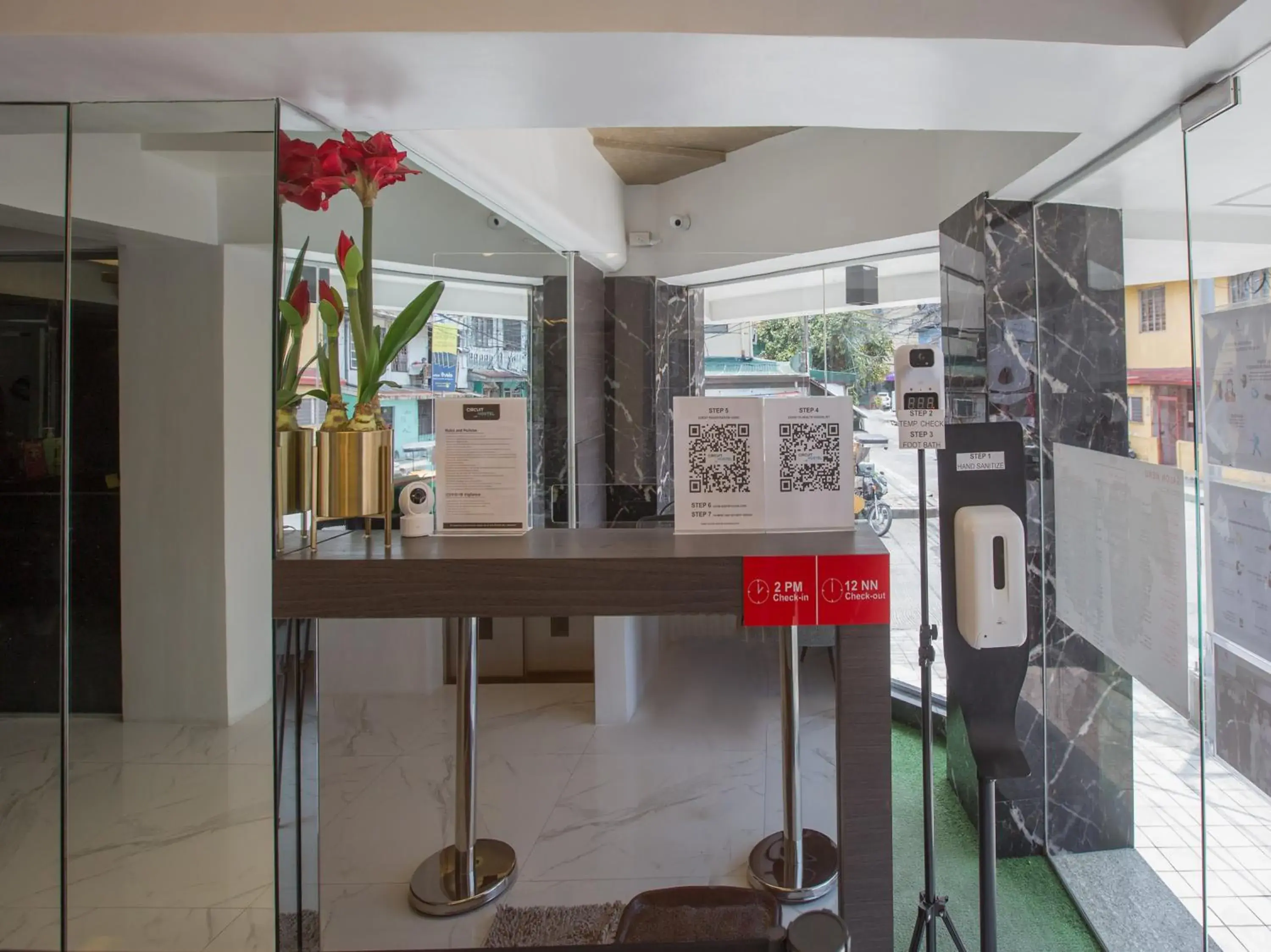 Lobby or reception in Circuit Hostel Lobby or reception in Circuit Hostel