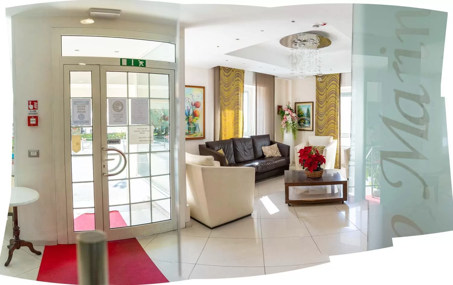 Lobby or reception in Hotel Marinella