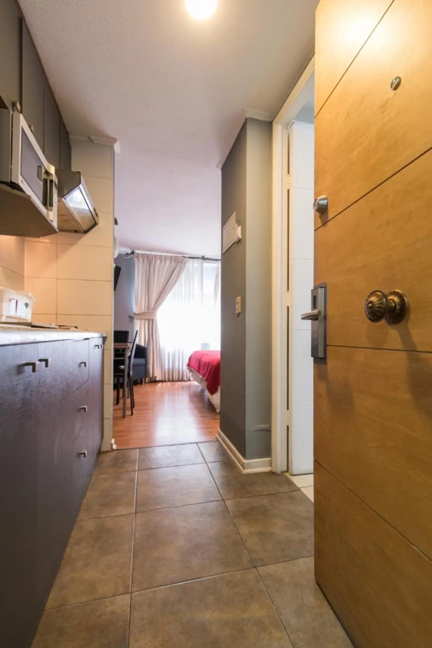 Kitchen or kitchenette, Bathroom in VR Suite Santiago