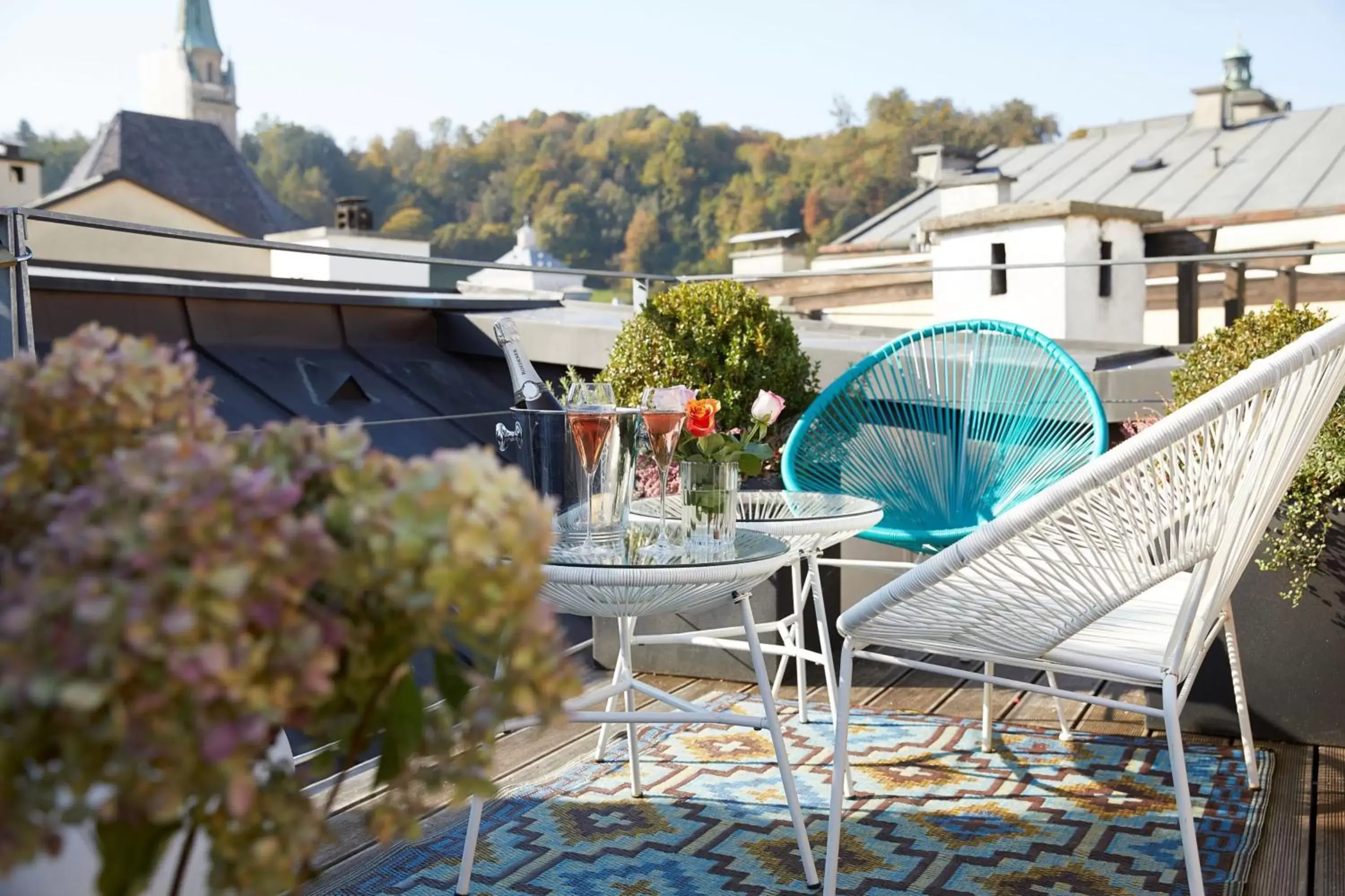 Balcony/Terrace in Small Luxury Hotel Goldgasse