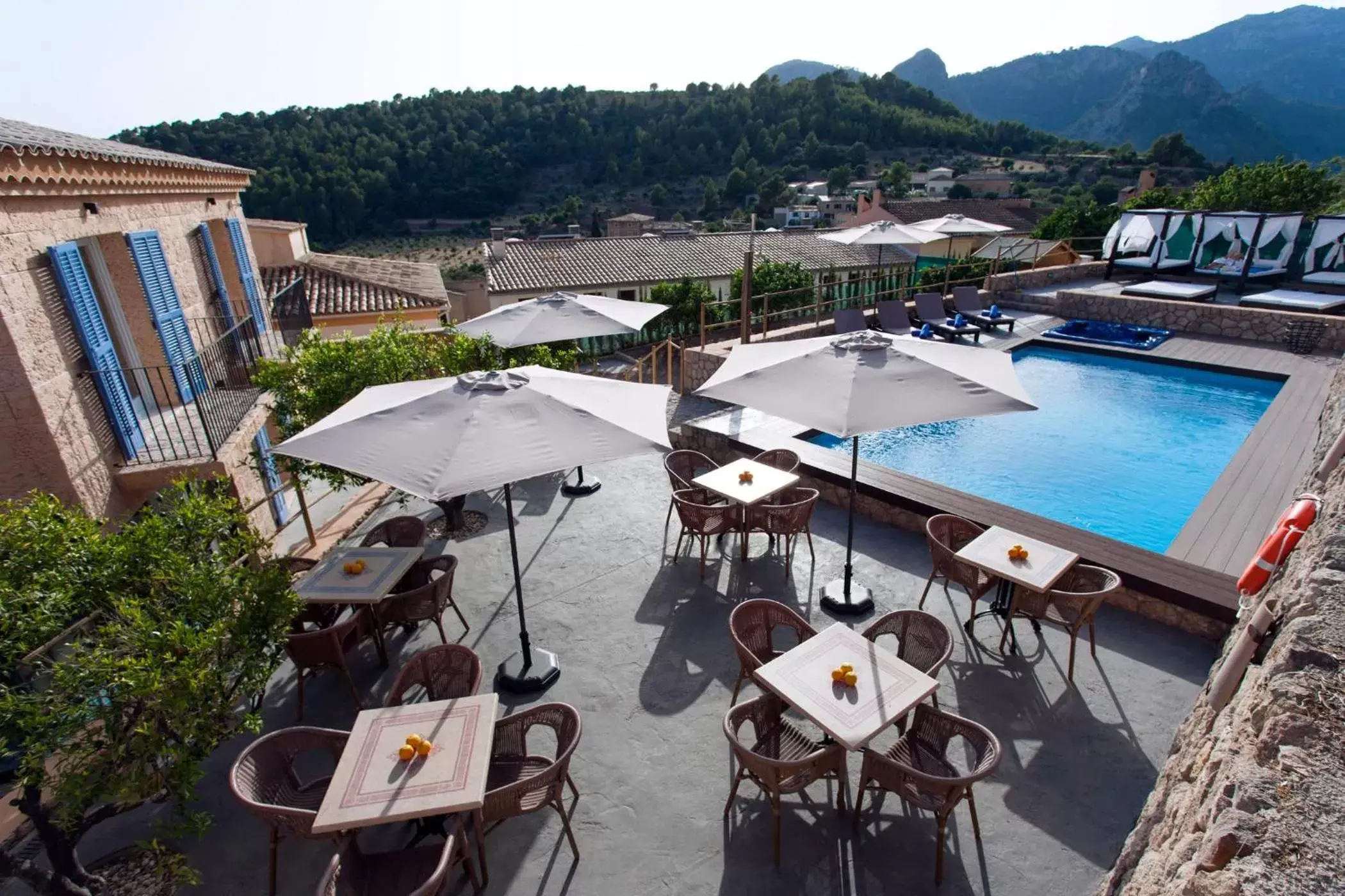 Bird's eye view, Pool View in Es Corte Vell - Adults Only