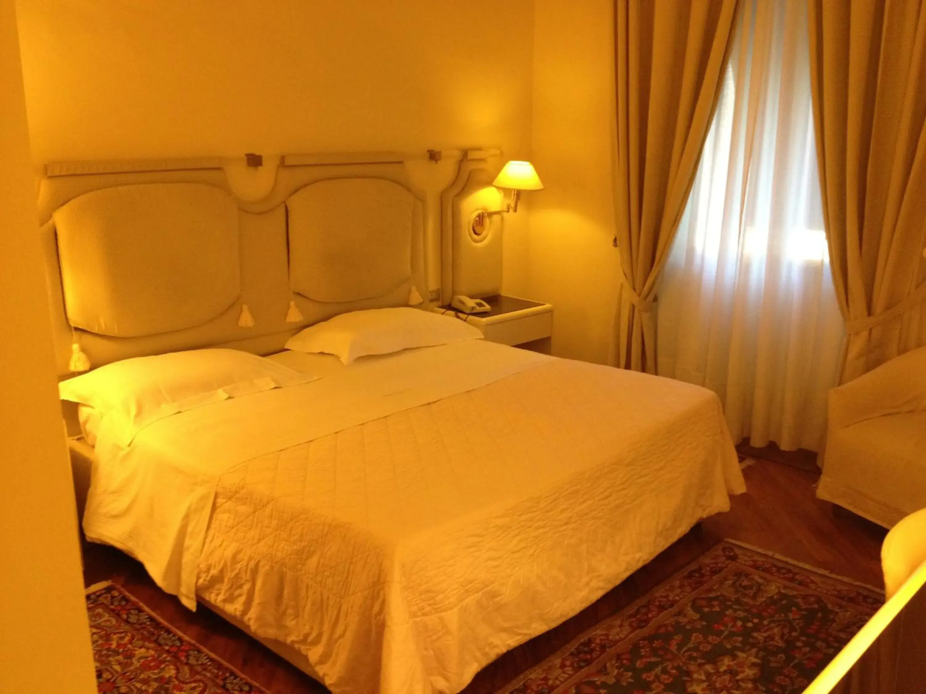 Bed in Grand Hotel Tettuccio