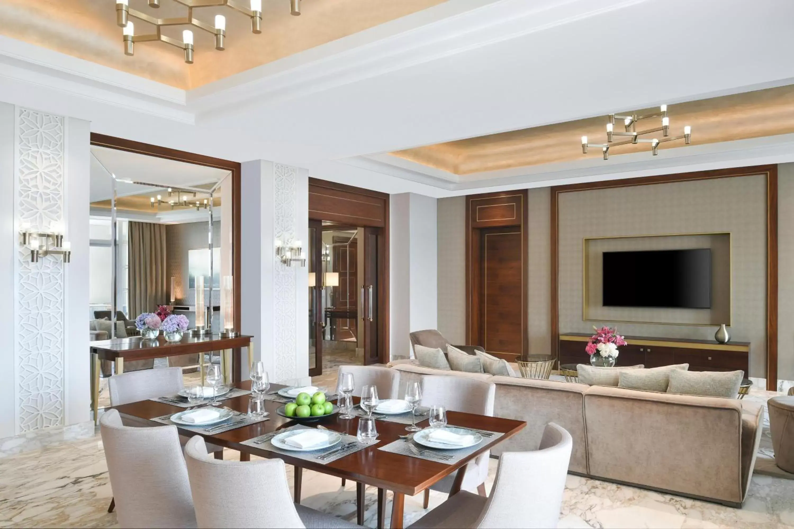 Living room, Restaurant/Places to Eat in Al Messila, A Luxury Collection Resort & Spa, Doha