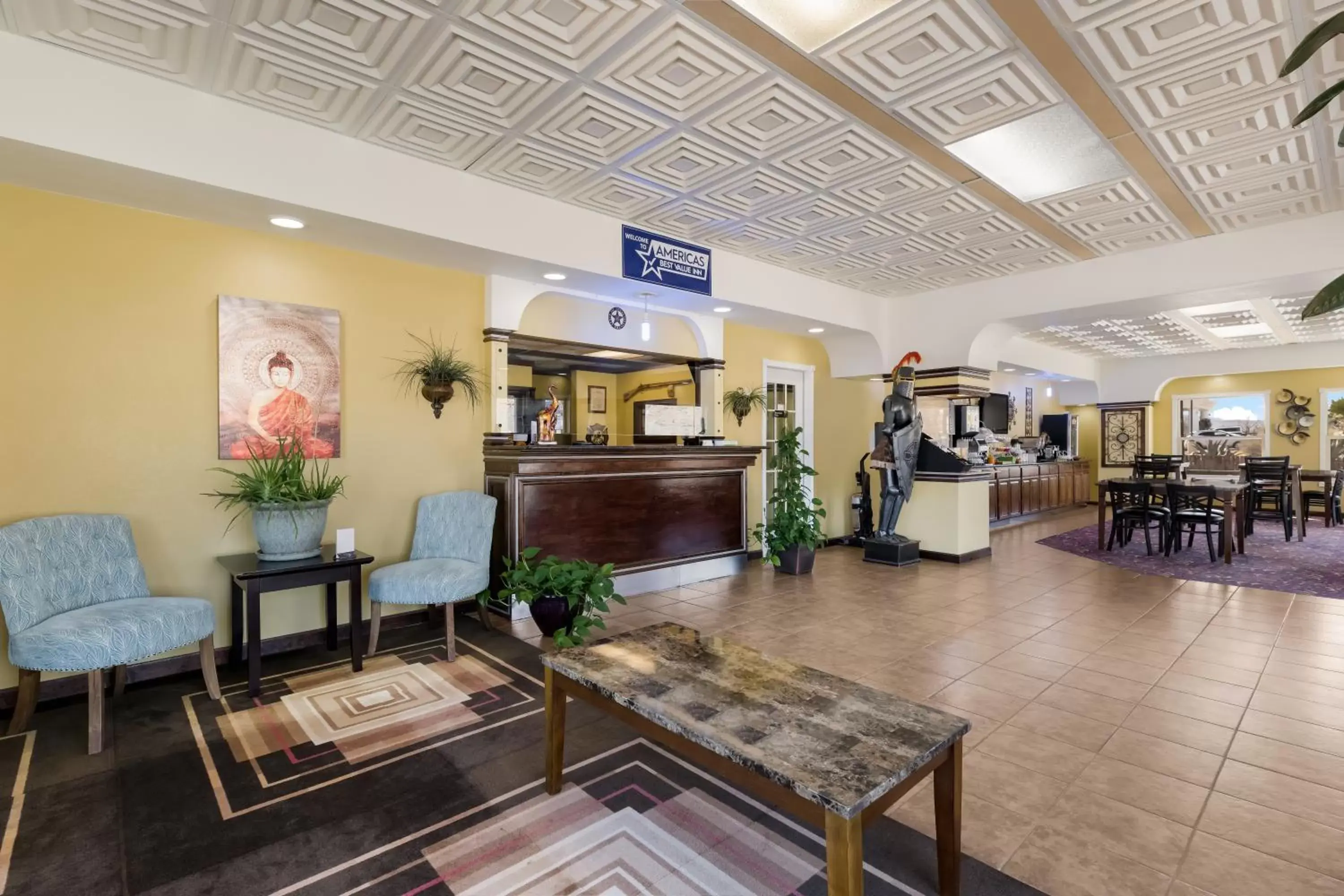 Lobby or reception in Americas Best Value Inn Alpine