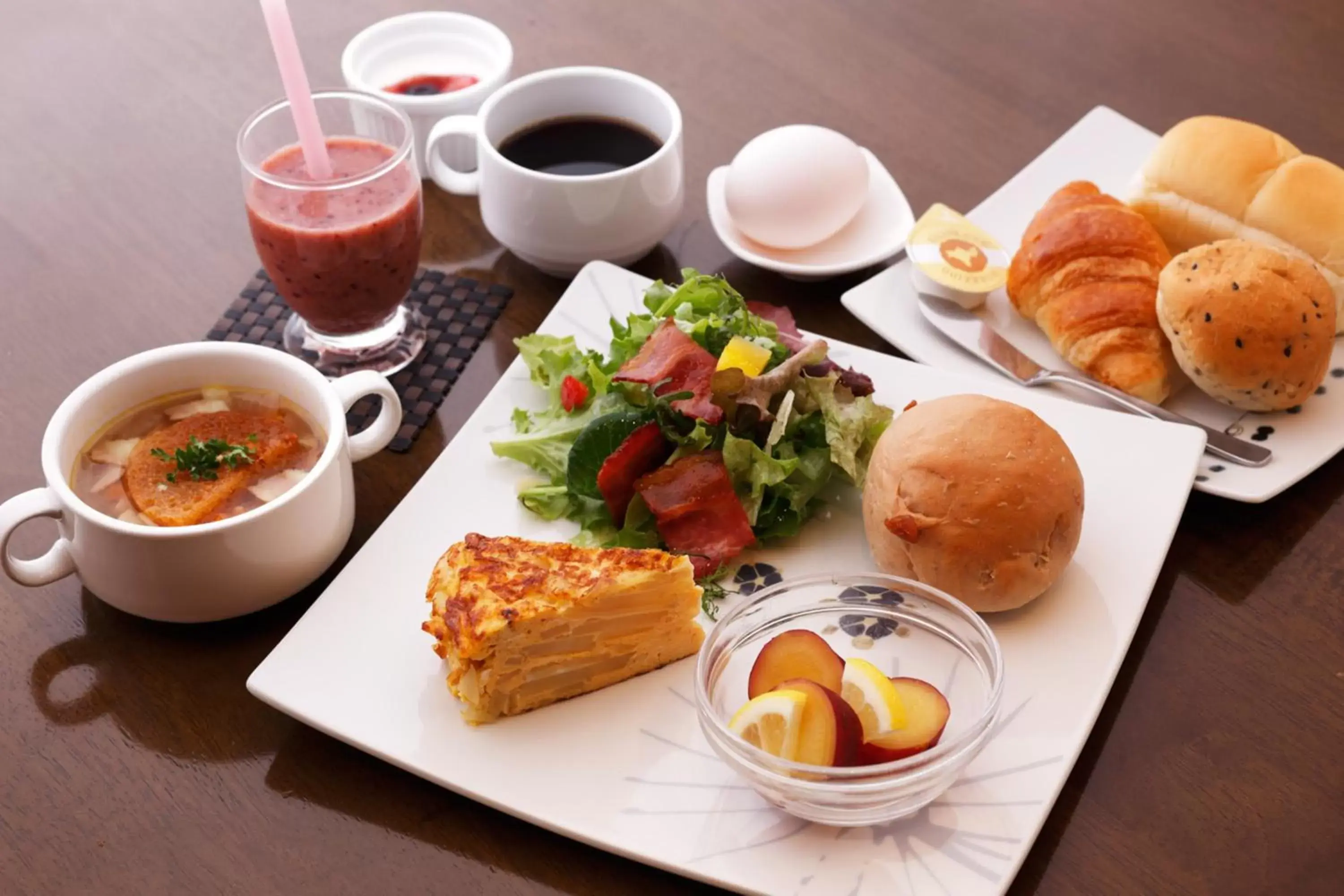 Breakfast in Hotel Eclair Hakata