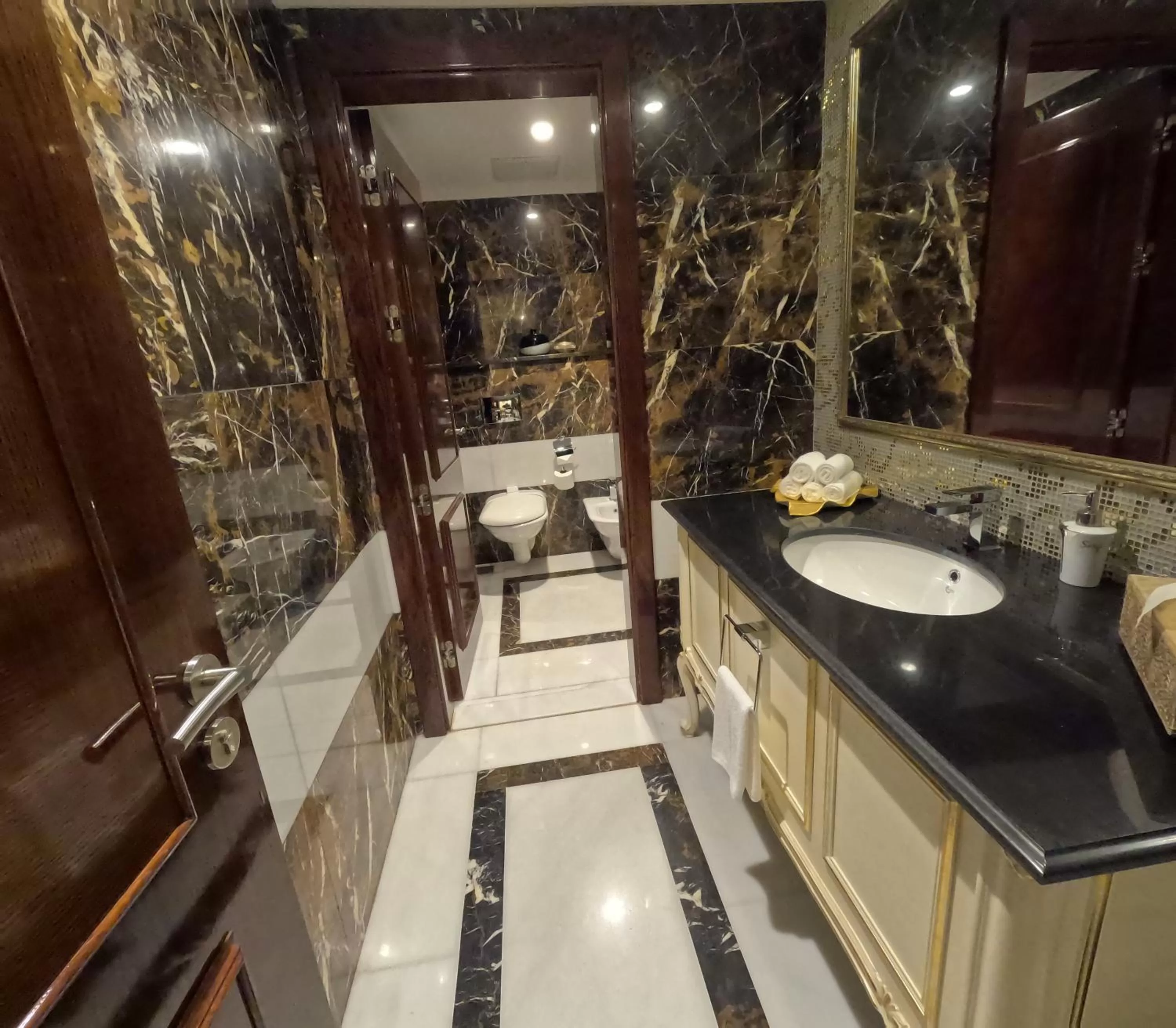 Bathroom in Crowne Plaza Kuwait Al Thuraya City by IHG