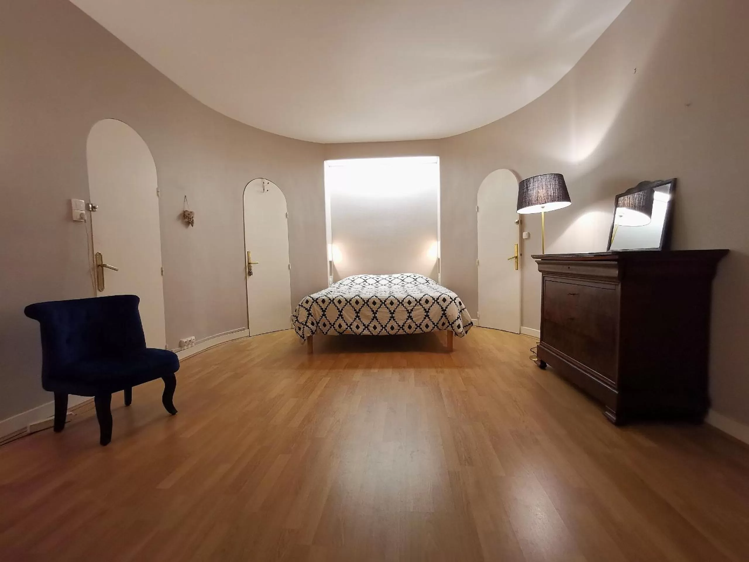 Bed in Chambres d'hôtes La Maison Blanche