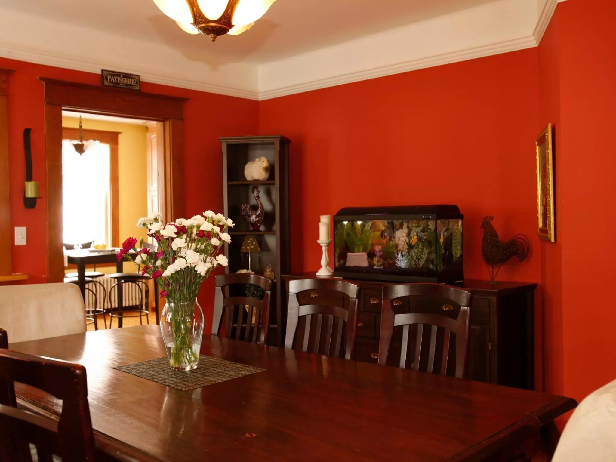 Dining area, Restaurant/Places to Eat in Au Virage B&B