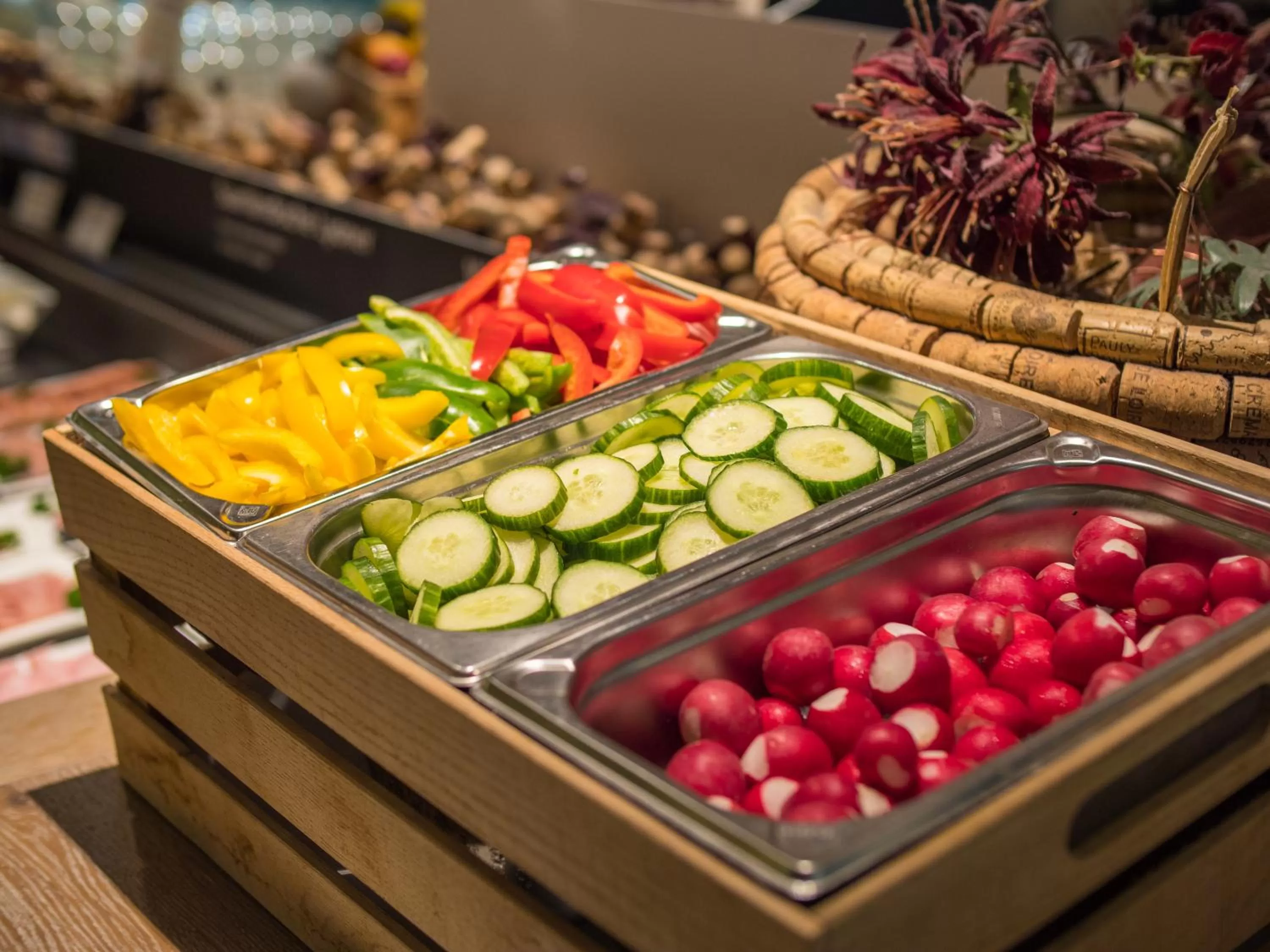 Buffet breakfast in Domaine Leidinger