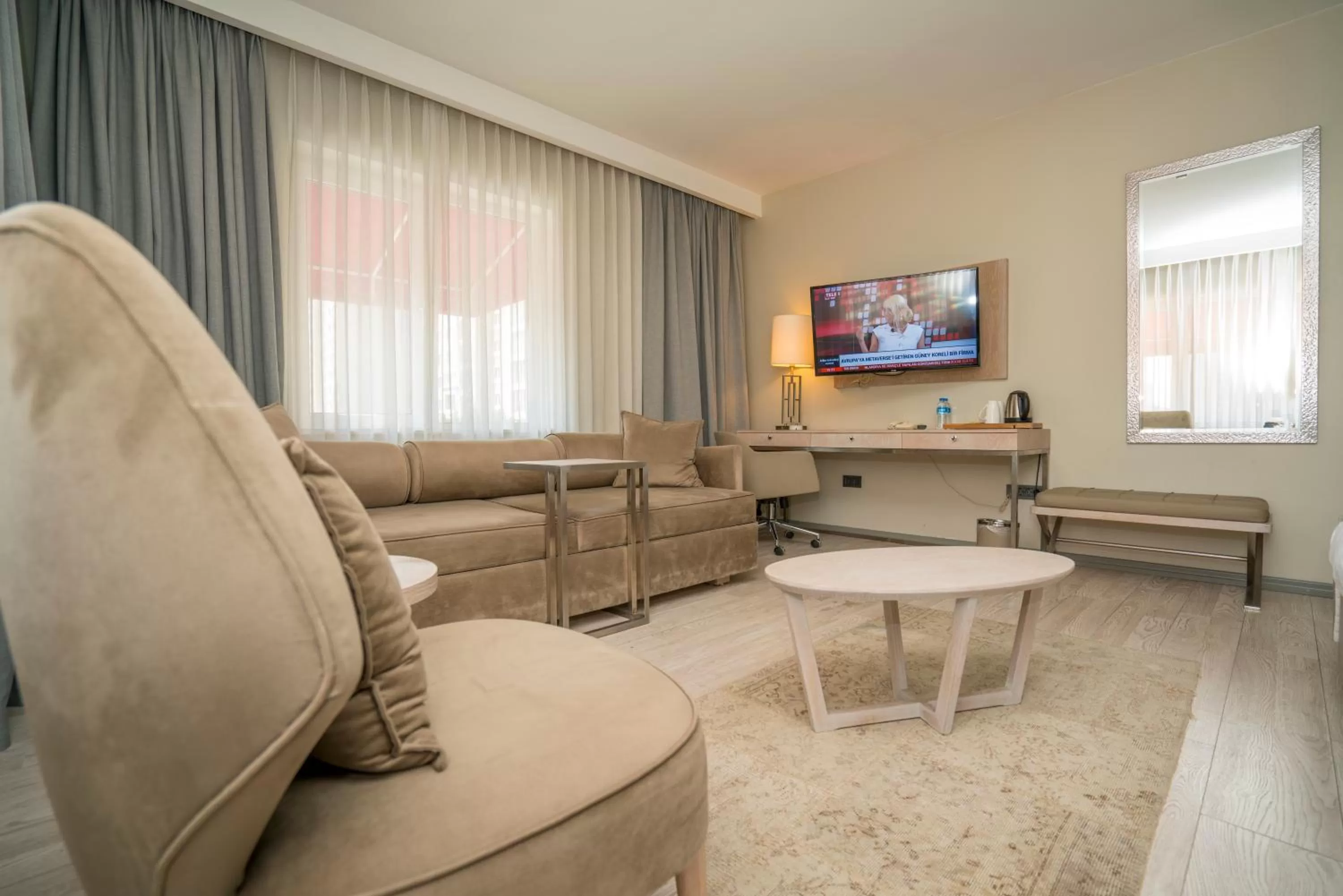 Seating area in The Gate Ataşehir Finance Centre