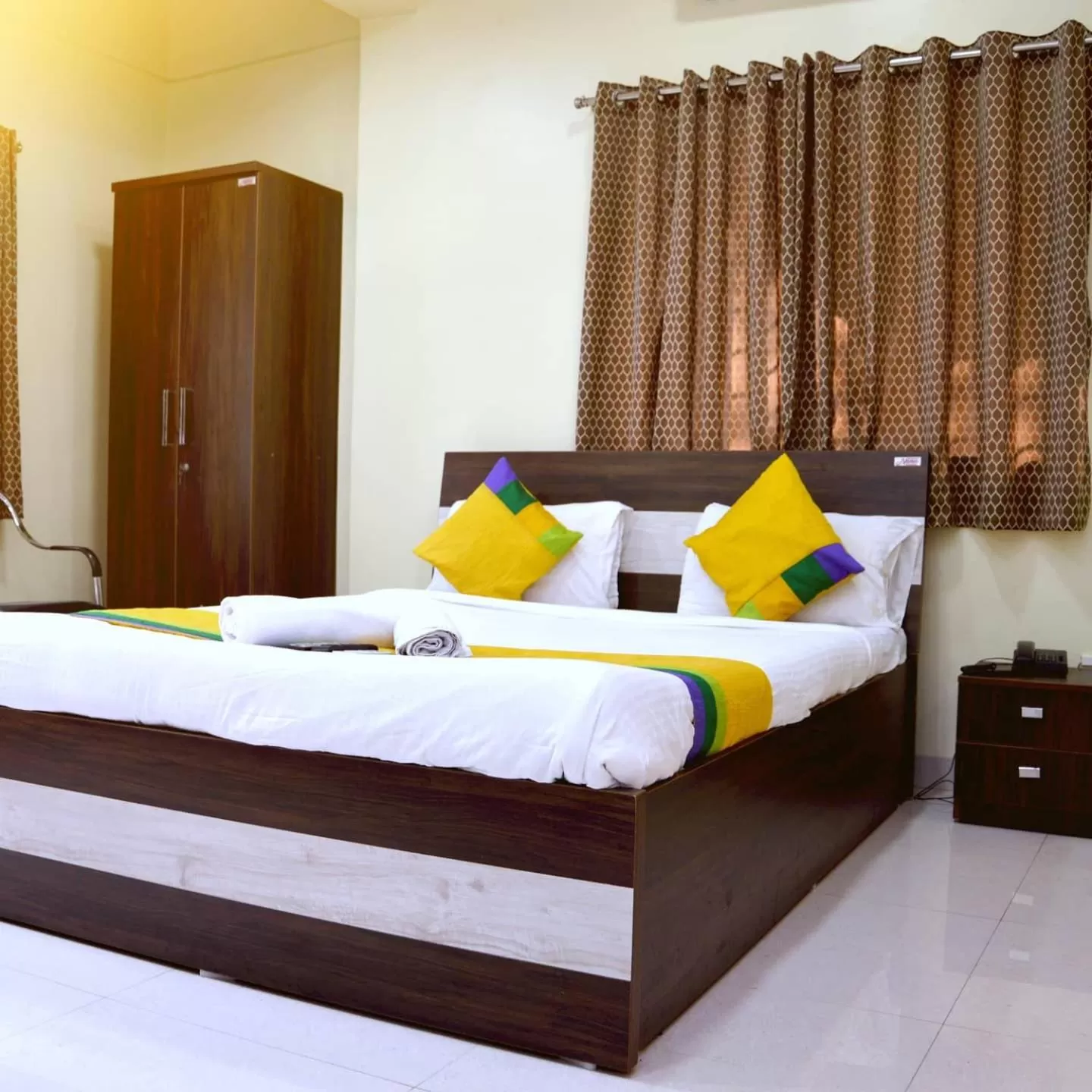Bed in Hotel Bestow Inn Koregaon Park Pune -Near Osho Ashram