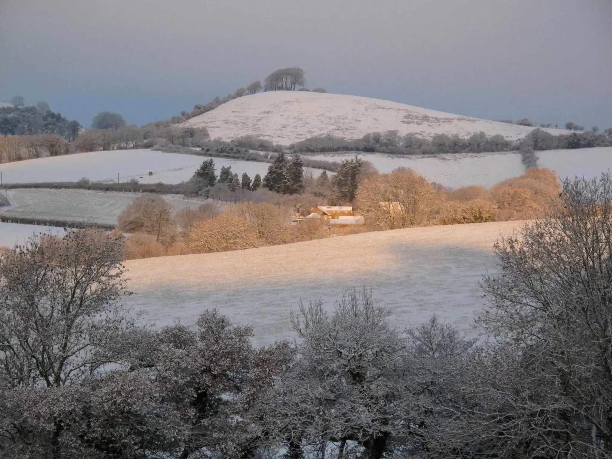 Natural landscape, Winter in The Ollerod