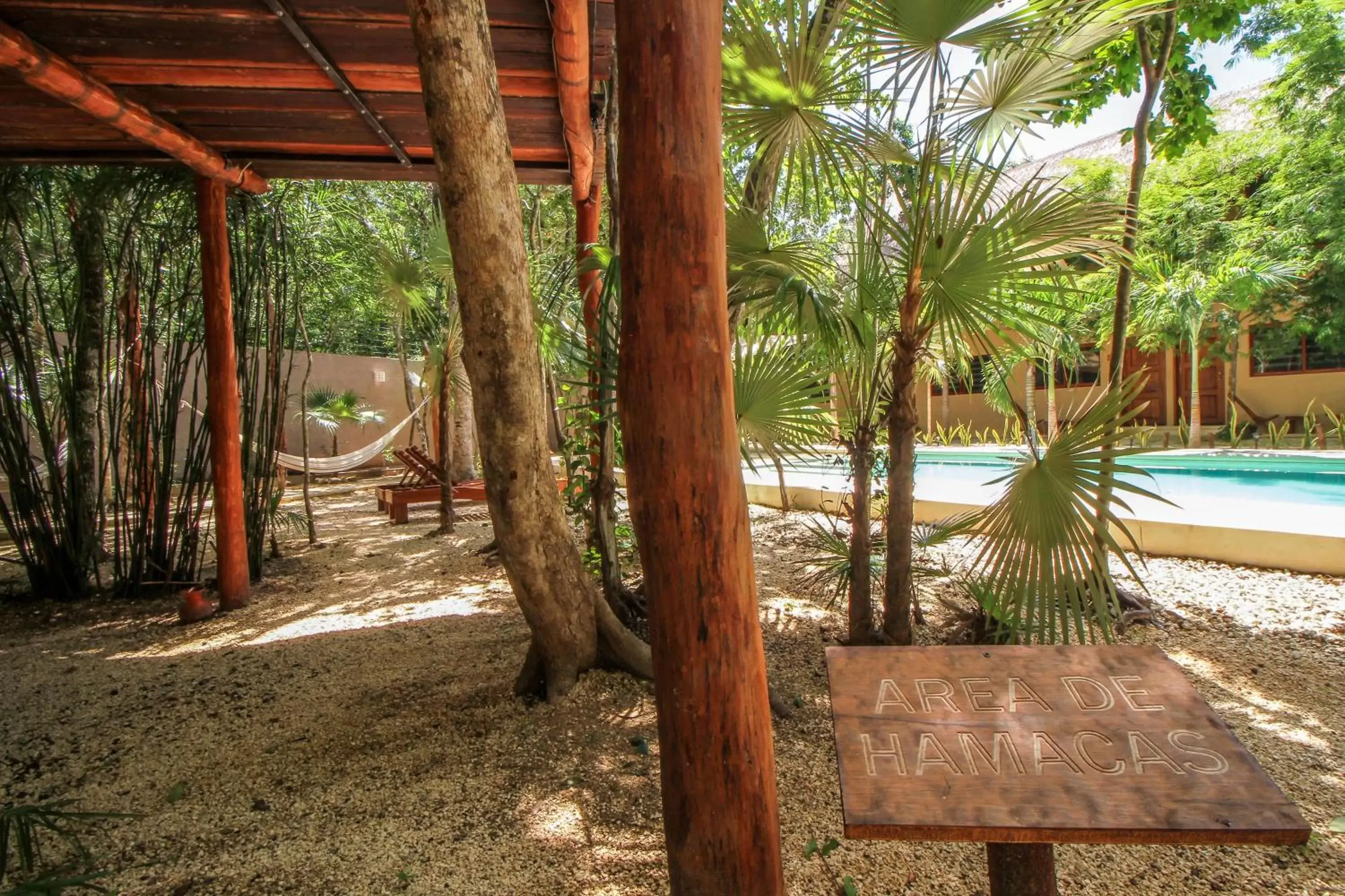 Seating area in Aldea Xaan Ha Tulum