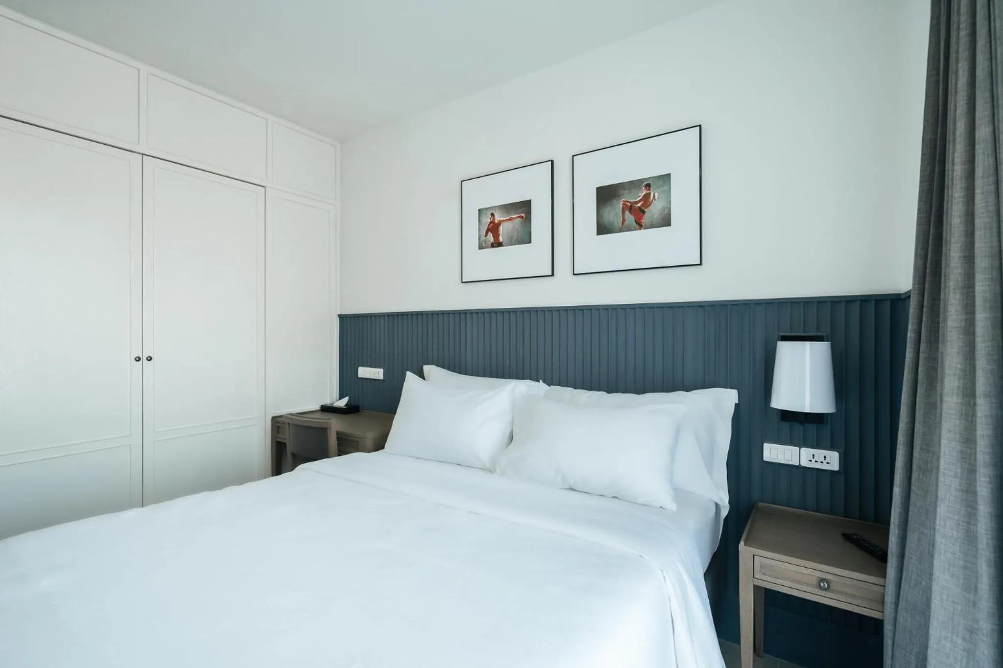 Bed in Marina House MUAYTHAI Ta-iad Phuket