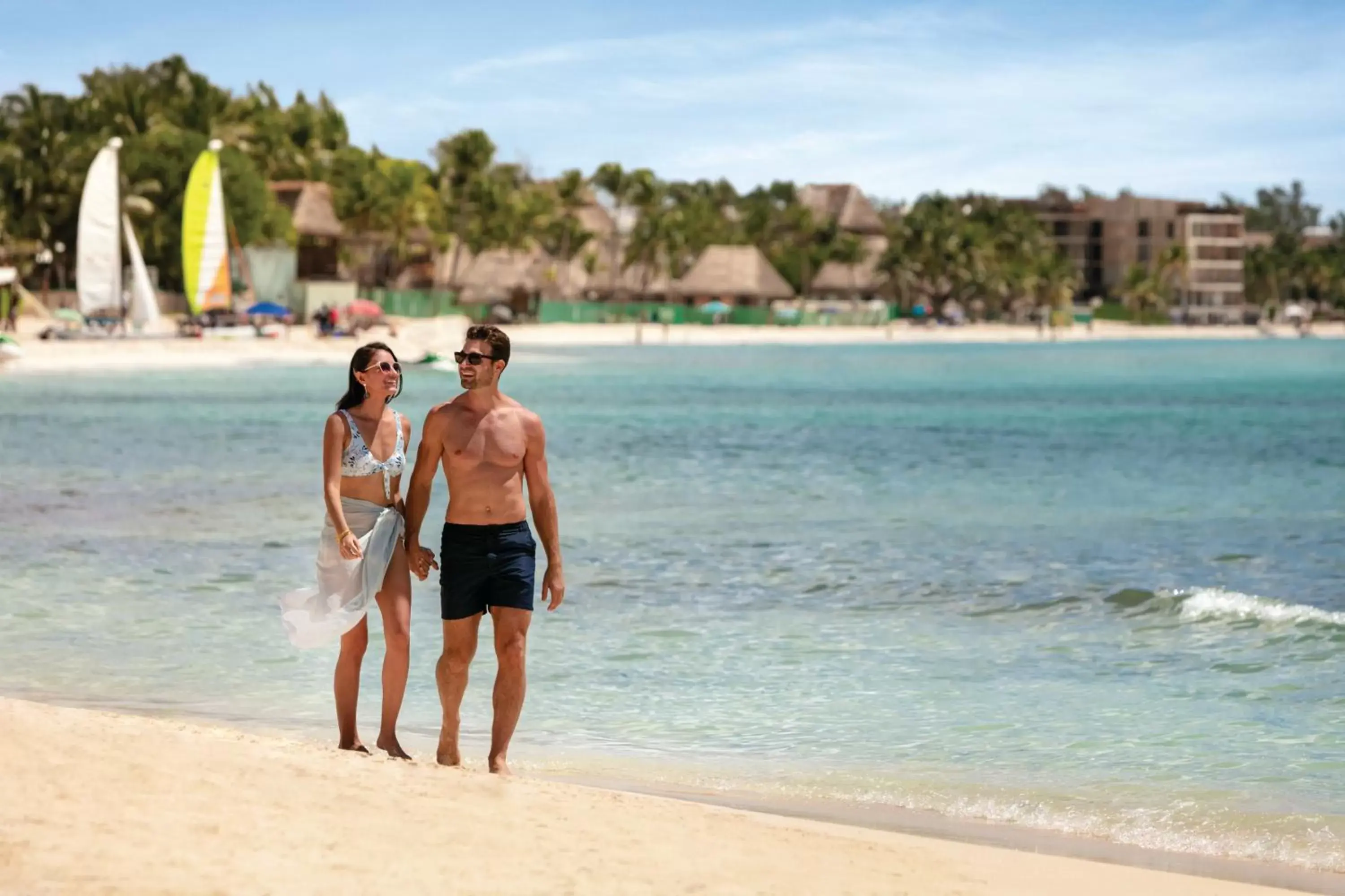 Beach in Hilton Playa del Carmen, an All-Inclusive Adult Only Resort