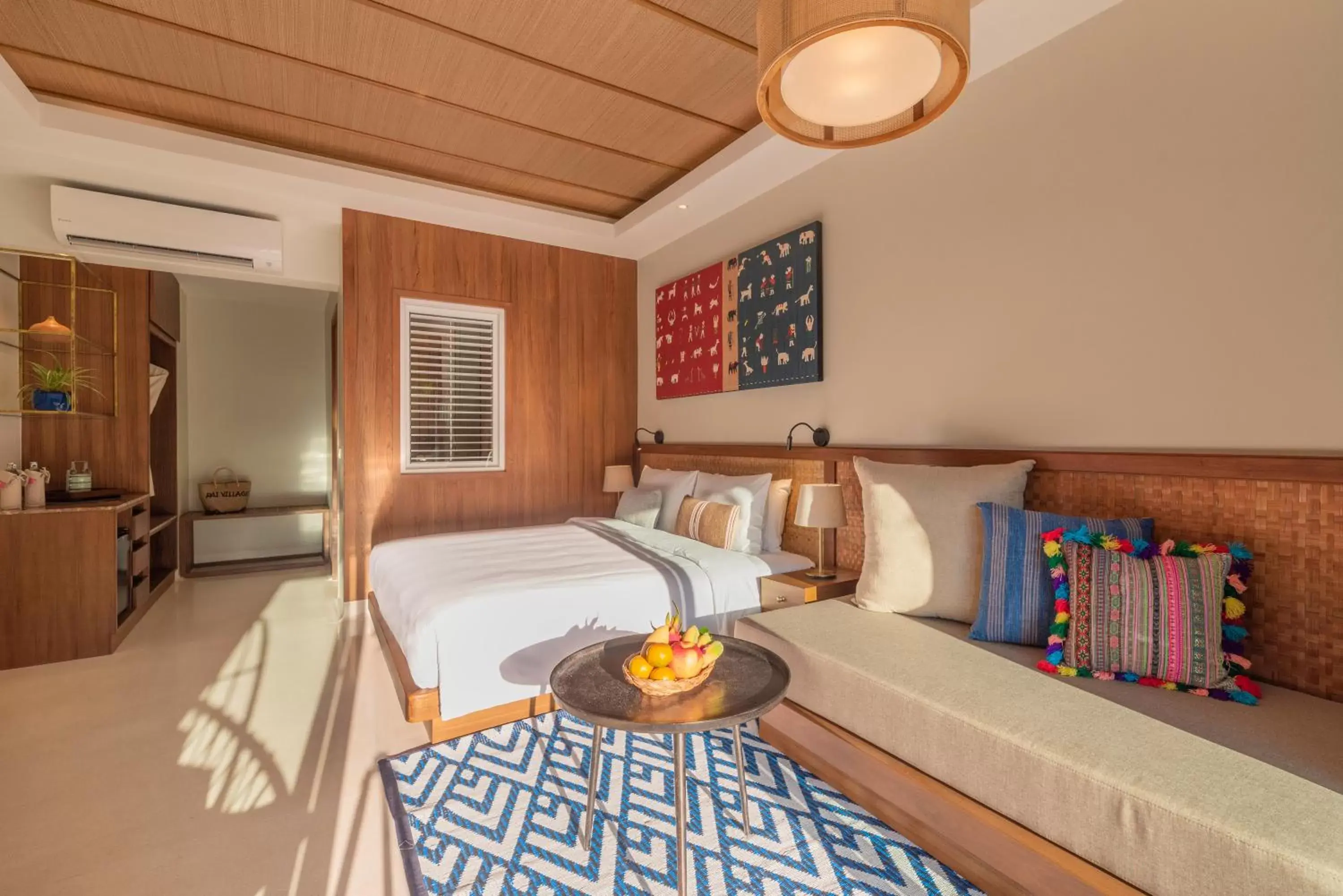 Bedroom in Pai Village Boutique Resort