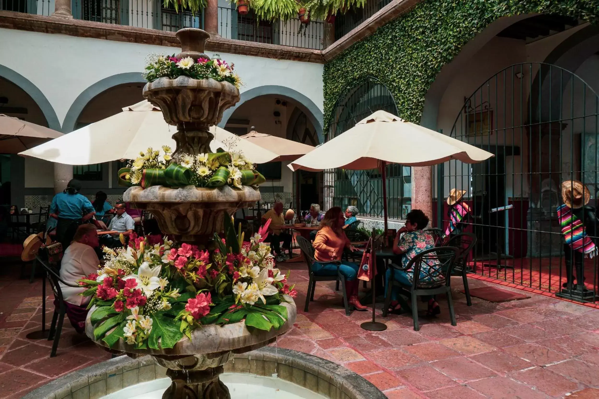 Patio in Hotel Hidalgo