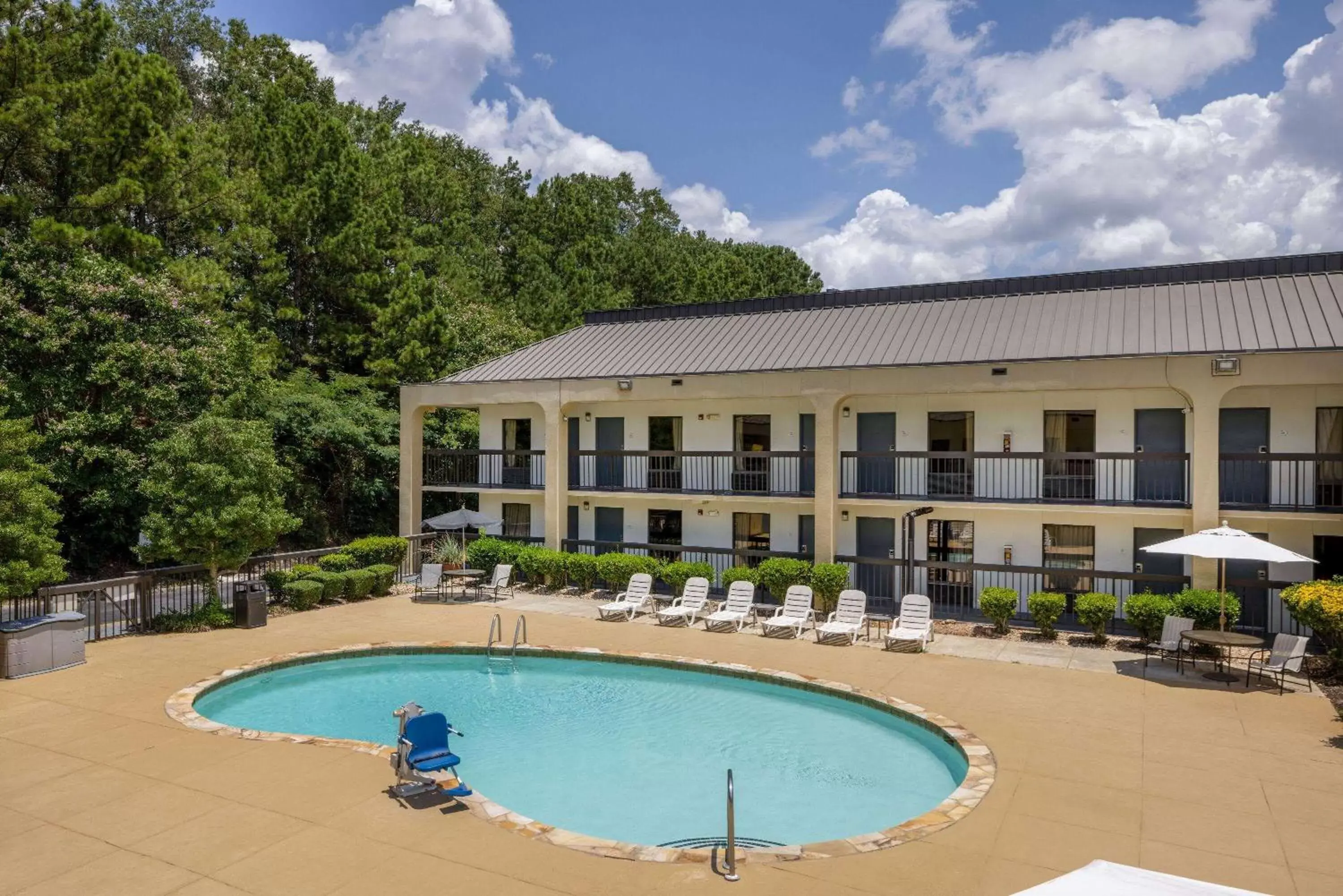 Pool view, Property Building in Baymont by Wyndham Columbus GA