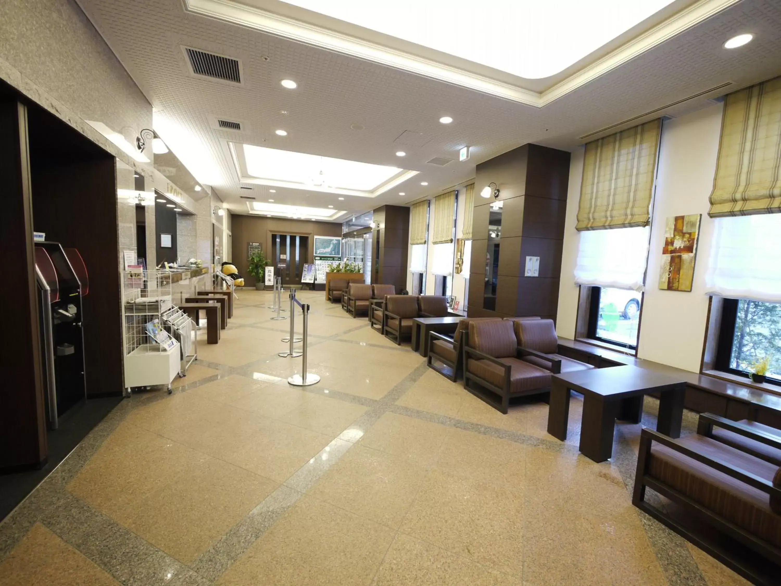 Lobby or reception in Hotel Route-Inn Chitose Ekimae