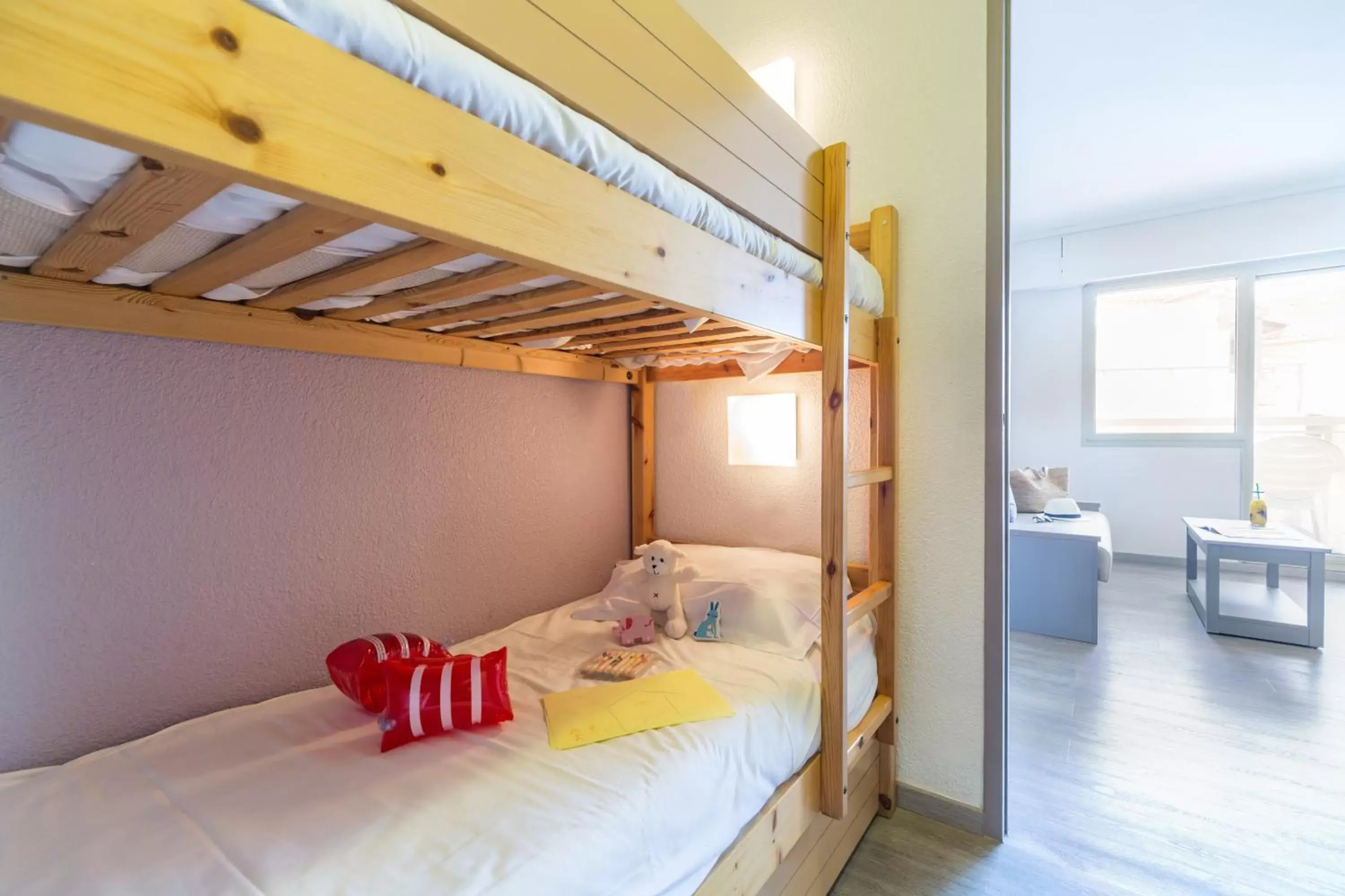 Bed, Bunk Bed in Résidence Pierre & Vacances Les Platanes