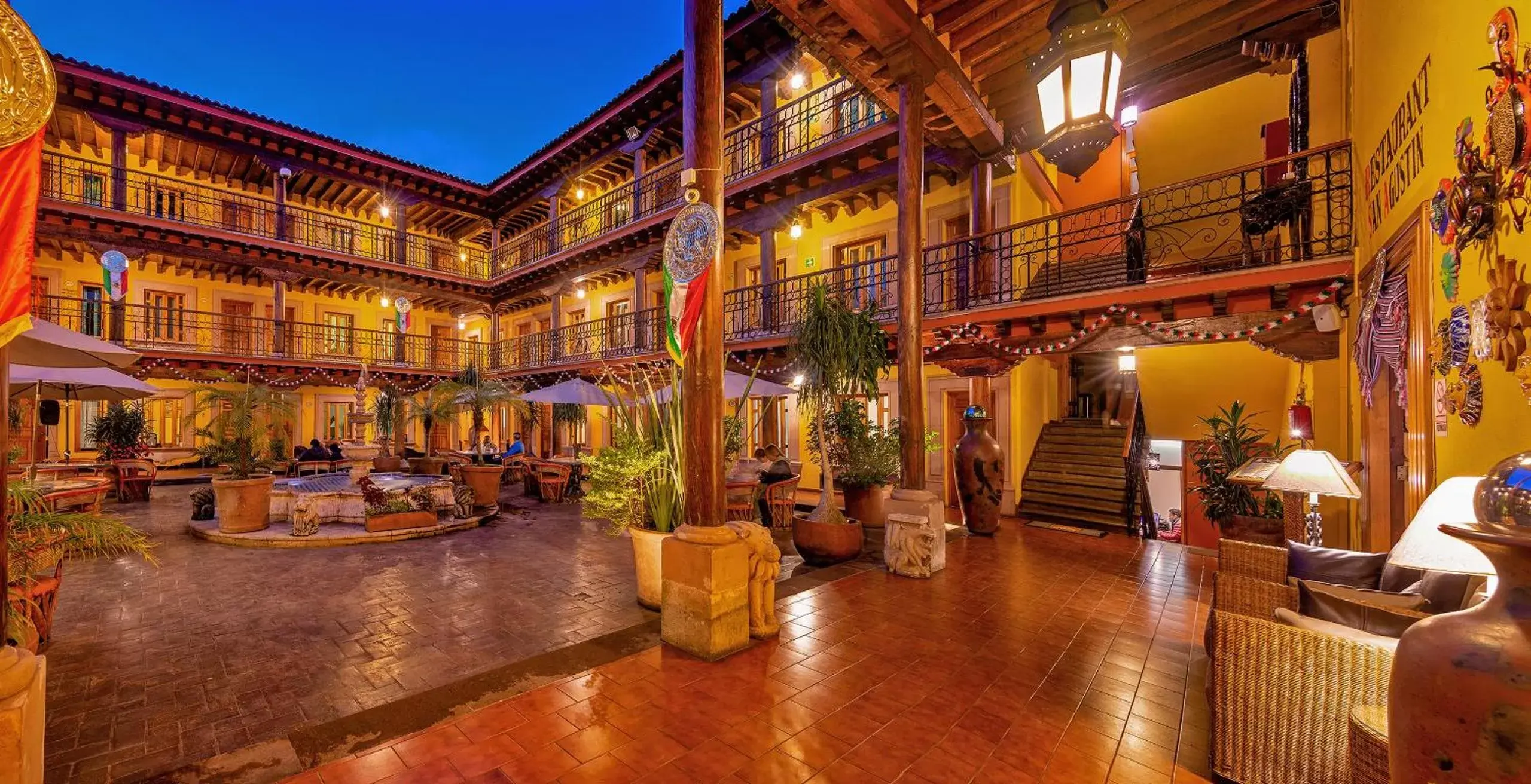 Patio in Hotel la Parroquia