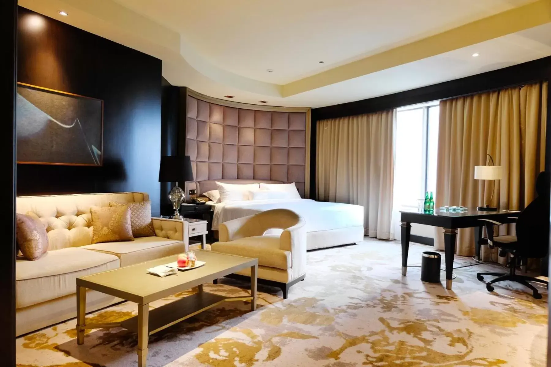 Bed, Seating Area in AYANA Midplaza JAKARTA