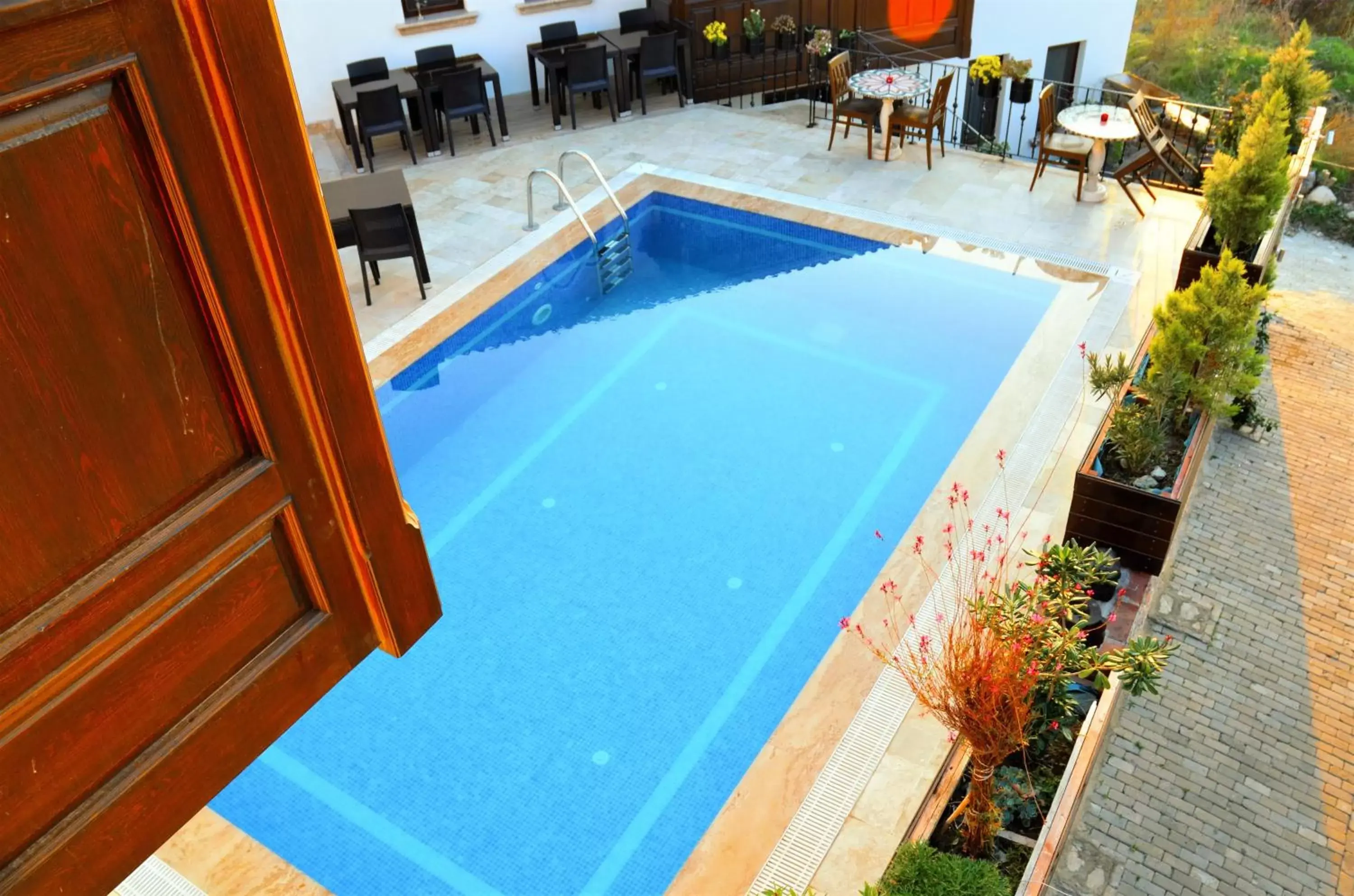 Patio, Pool View in Ayasoluk Hotel & Restaurant