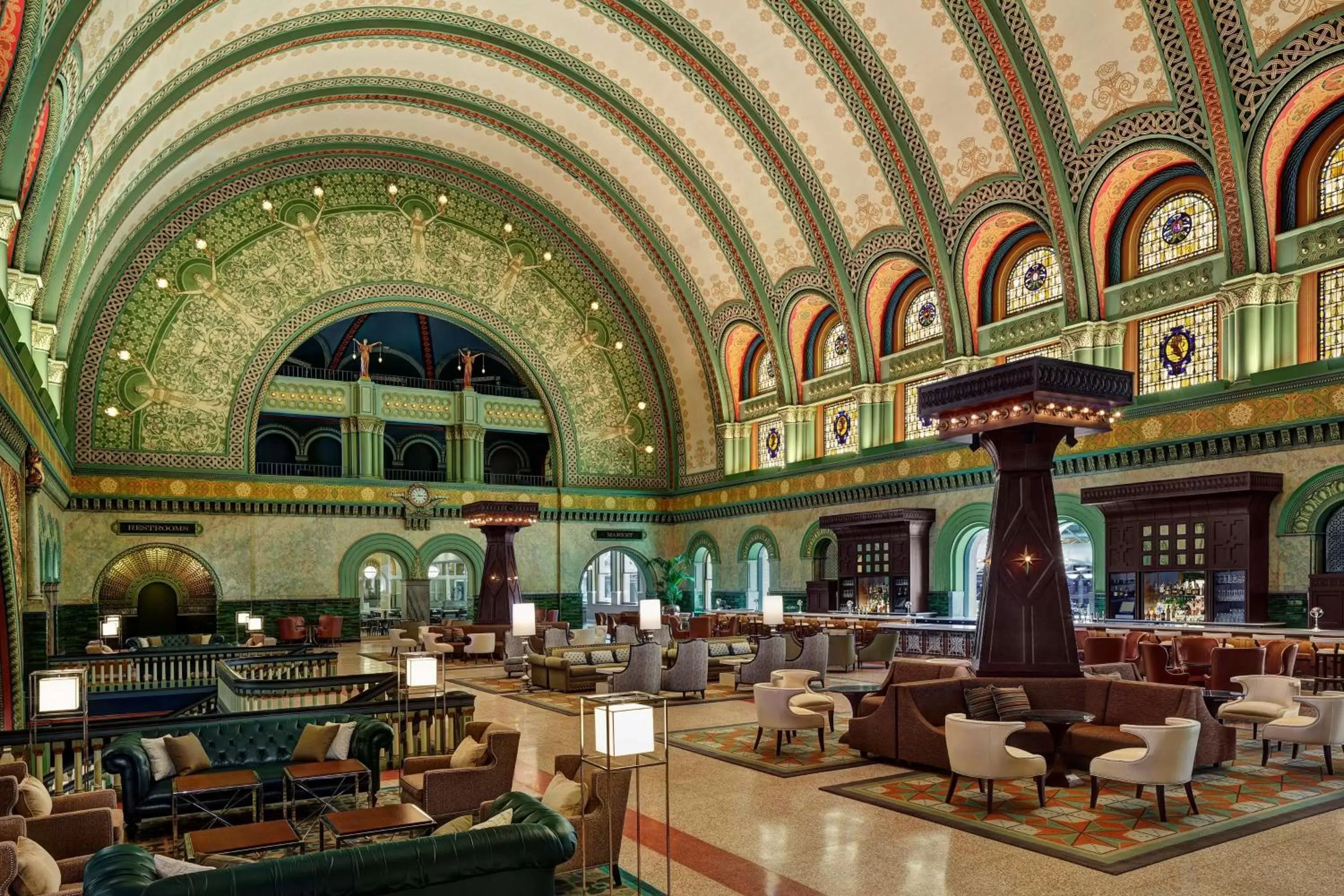 Lounge or bar, Restaurant/Places to Eat in St. Louis Union Station Hotel, Curio Collection by Hilton