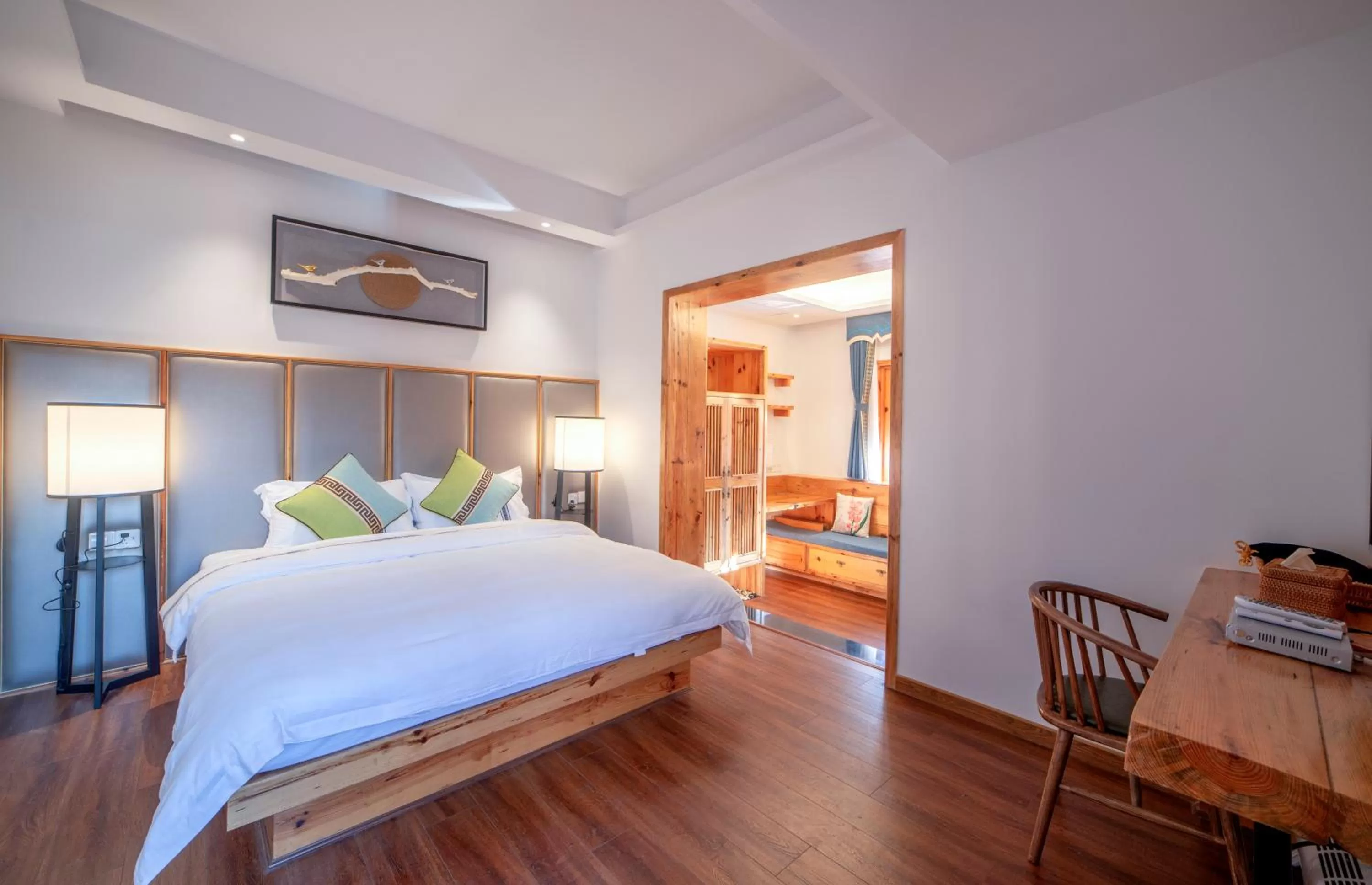 Photo of the whole room, Bed in Yuelu Homestay