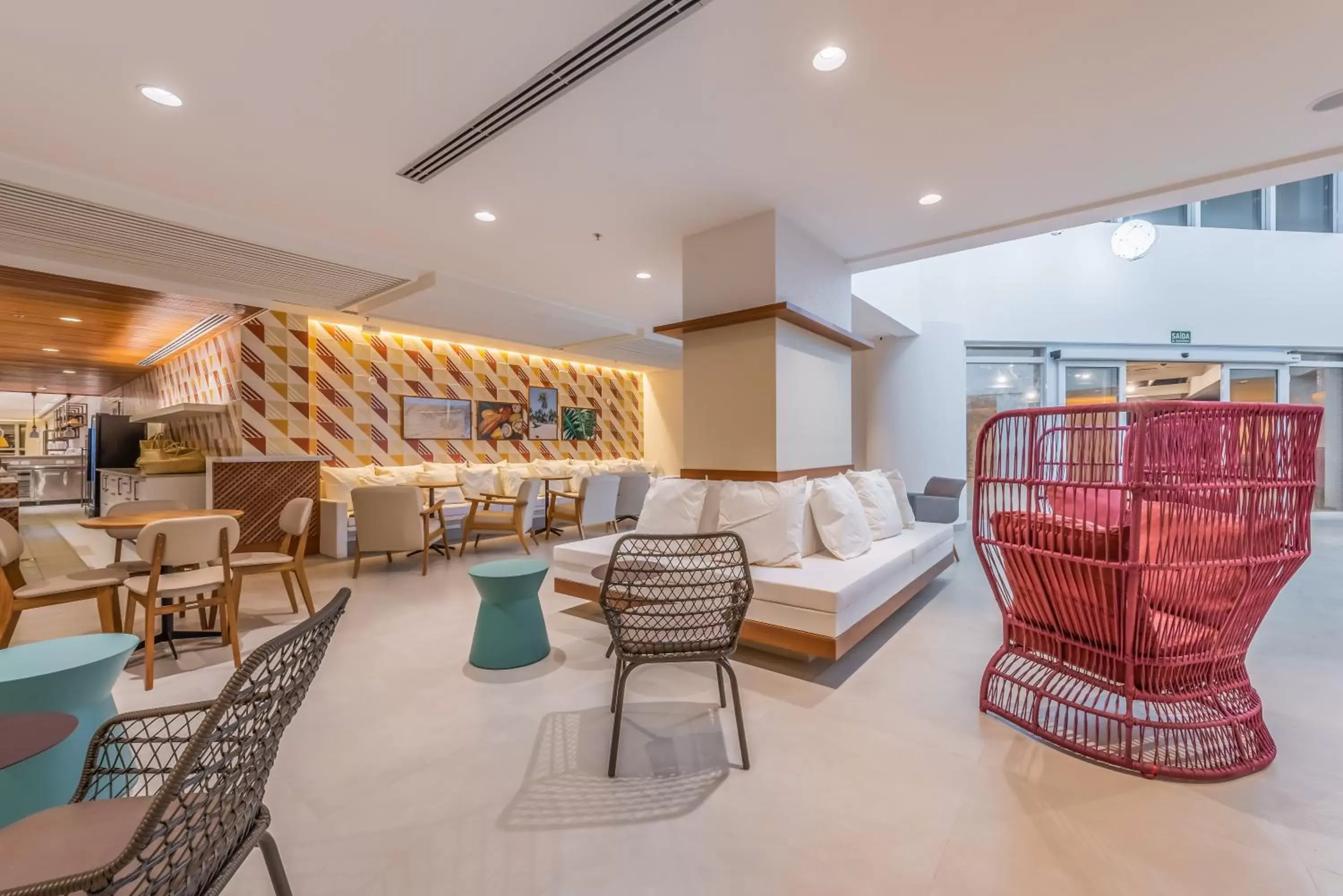 Lobby or reception in Novotel Salvador Rio Vermelho