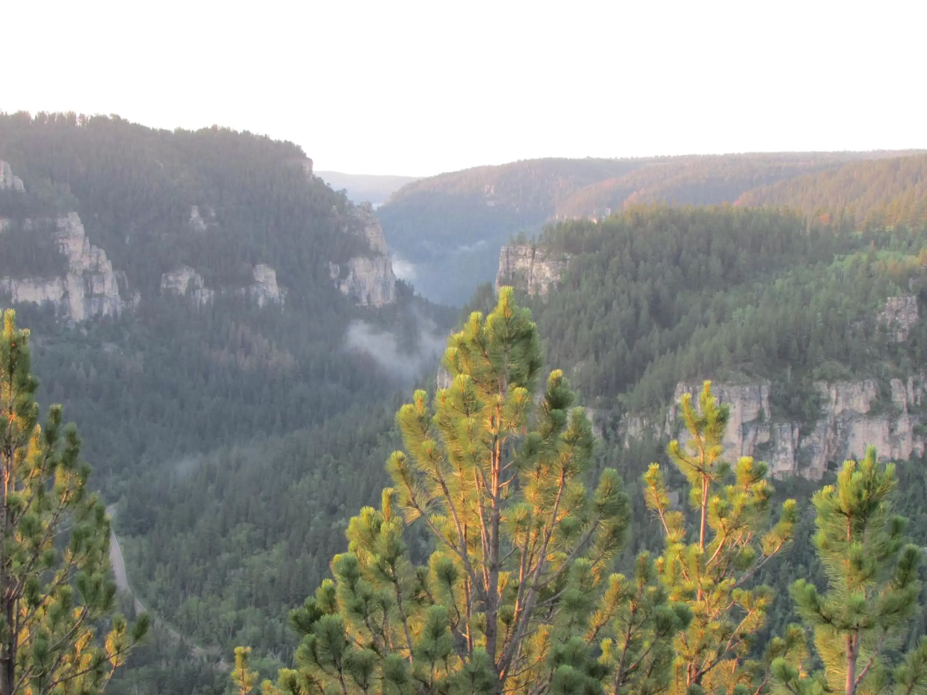 Natural landscape, Bird's-eye View in Spearfish Canyon Lodge